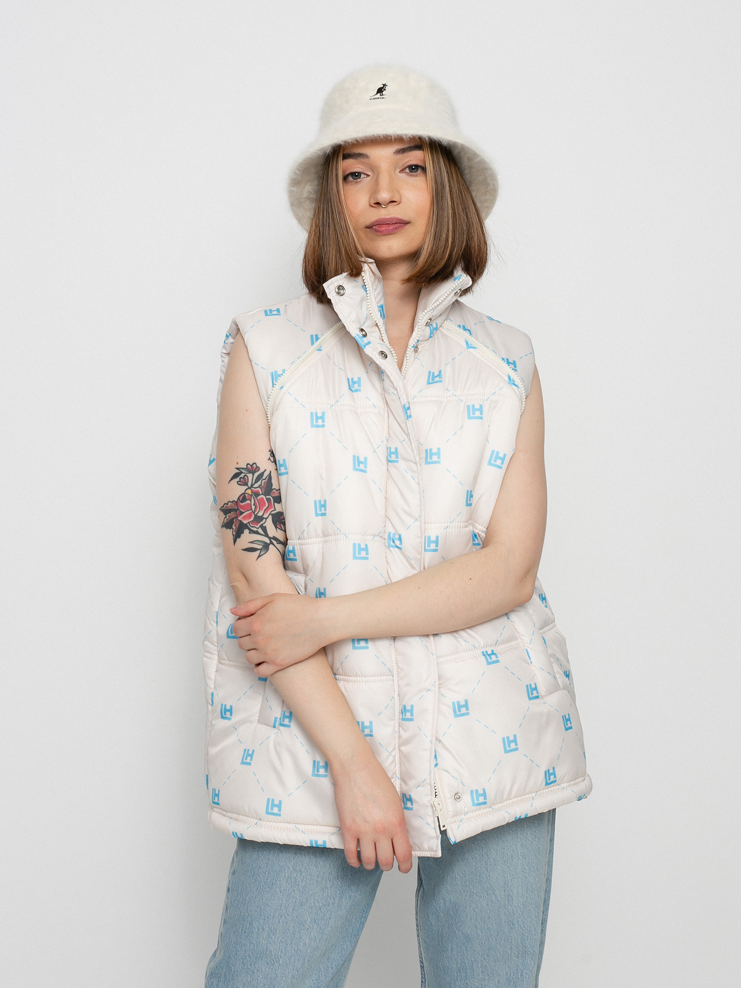 Kurtka Local Heroes Lh Monogram Puff Wmn (beige)