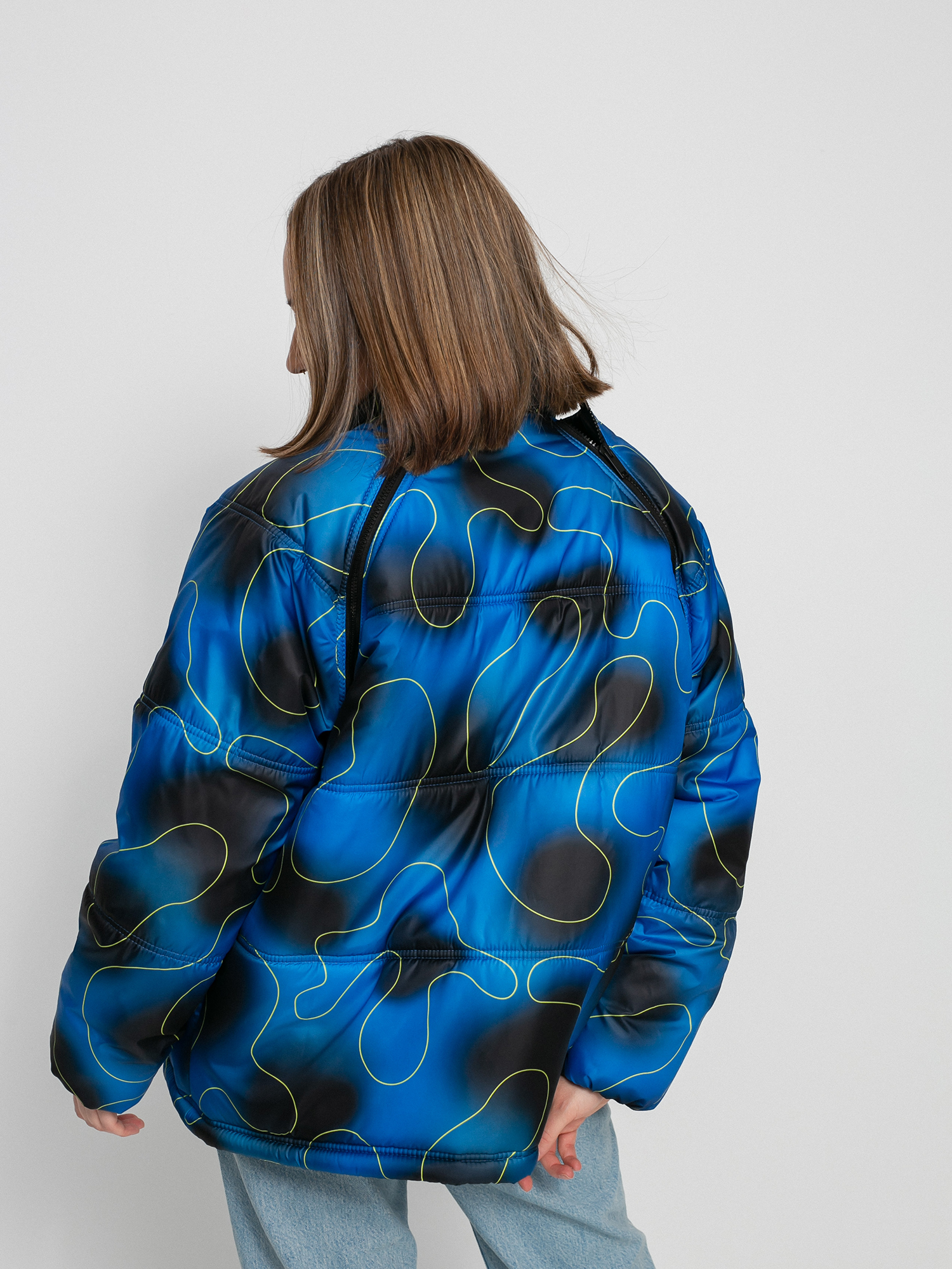 Kurtka Local Heroes Spray Puff Wmn (black/blue)