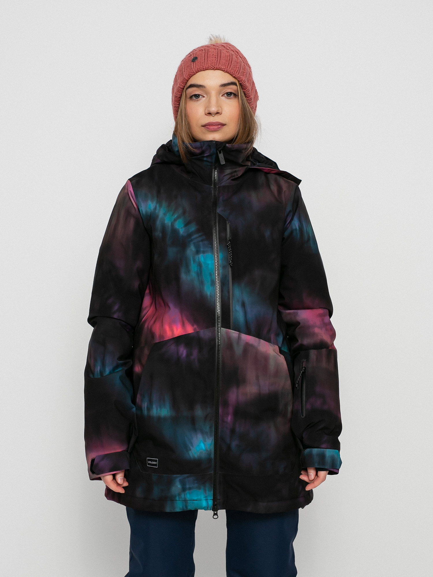 Damska Kurtka snowboardowa Volcom 3D Stretch Gore Tex (blue tie dye)