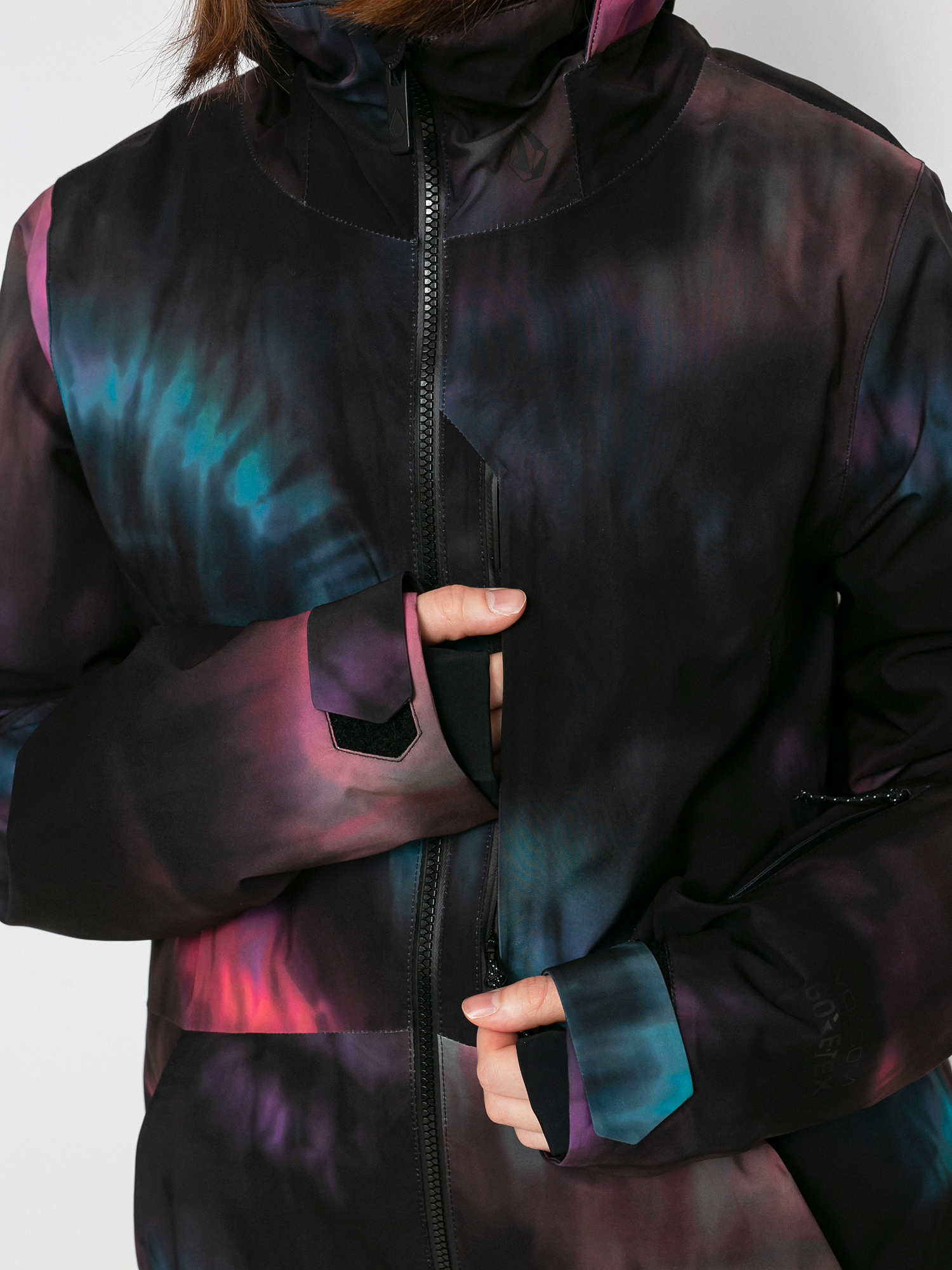 Damska Kurtka snowboardowa Volcom 3D Stretch Gore Tex (blue tie dye)