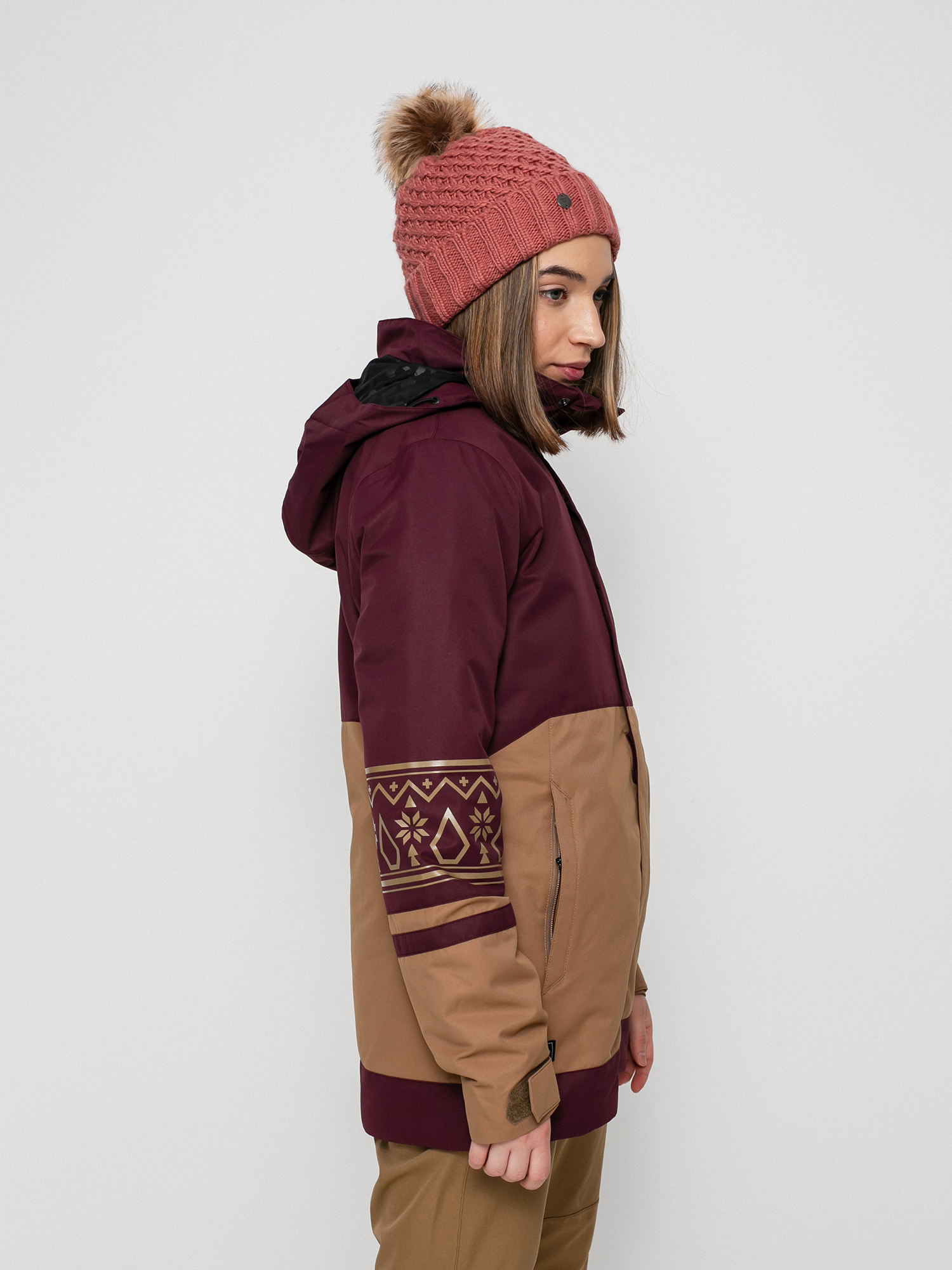 Damska Kurtka snowboardowa Volcom Westland Ins (merlot)