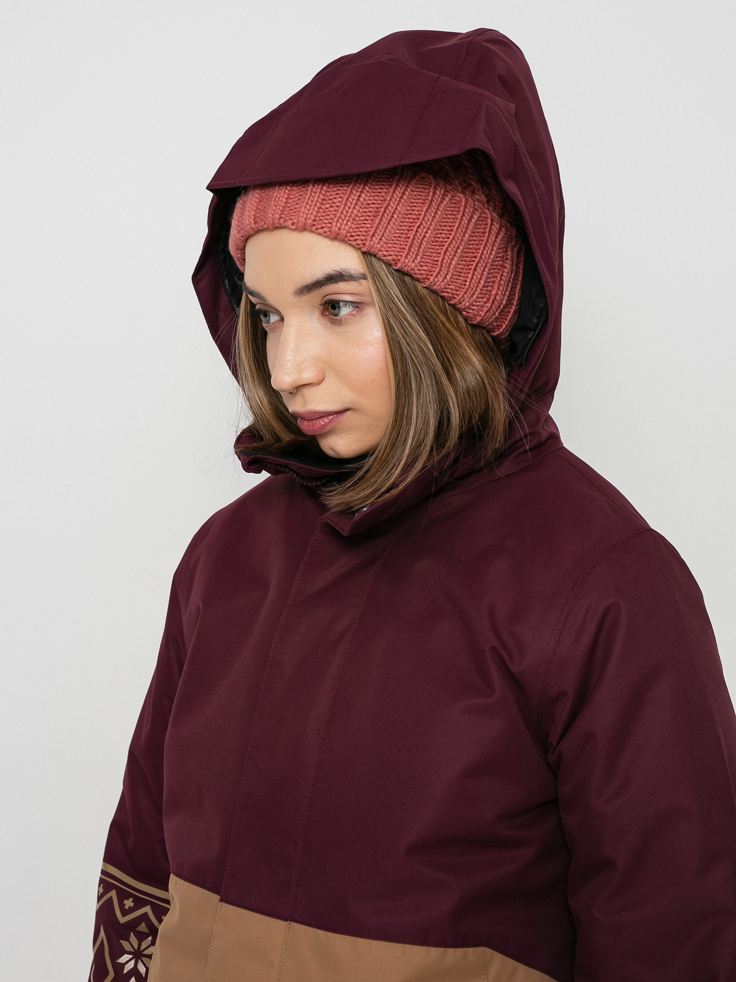 Damska Kurtka snowboardowa Volcom Westland Ins (merlot)