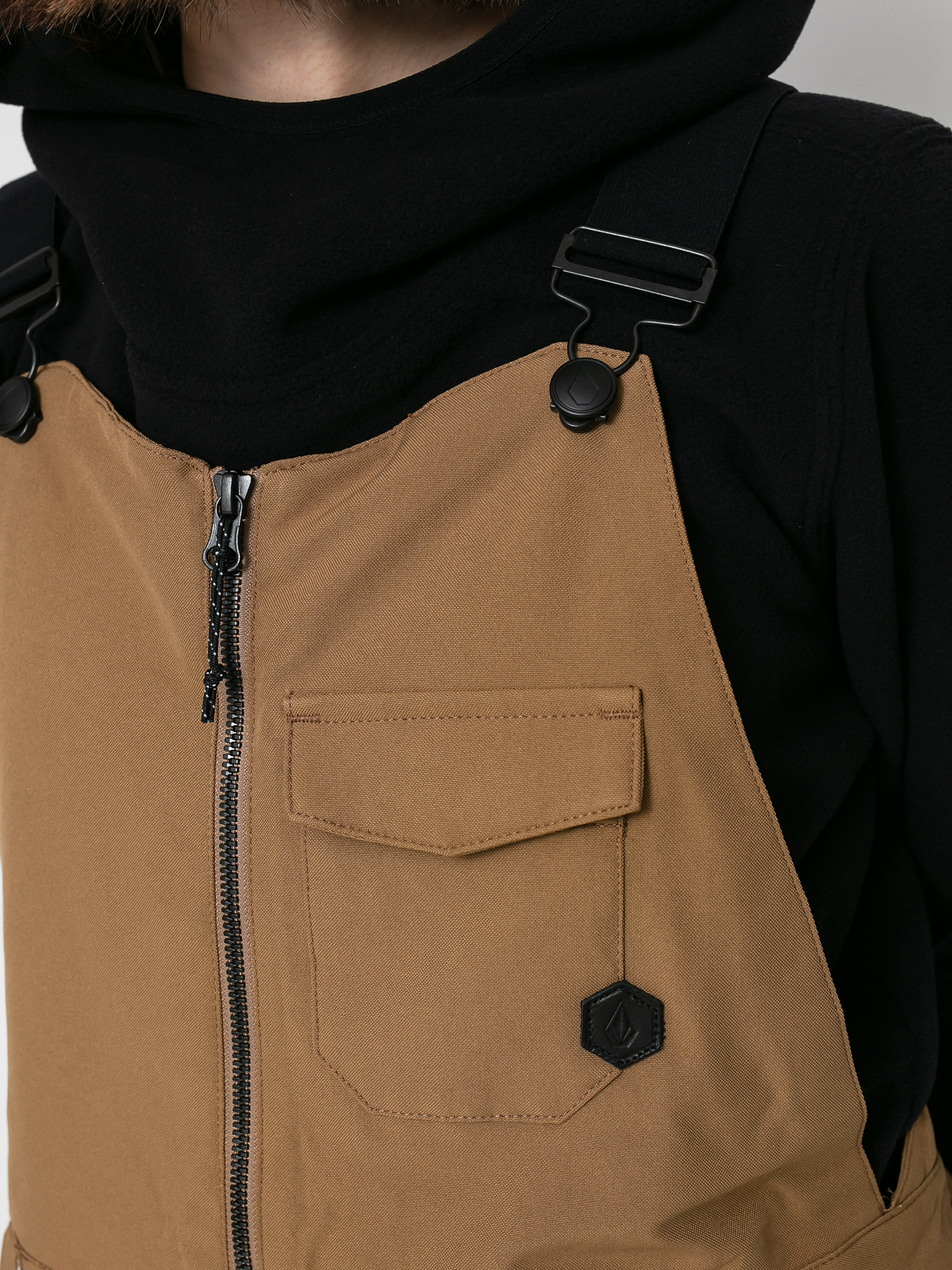 Damskie Spodnie snowboardowe Volcom Swift Bib Overall (coffee)