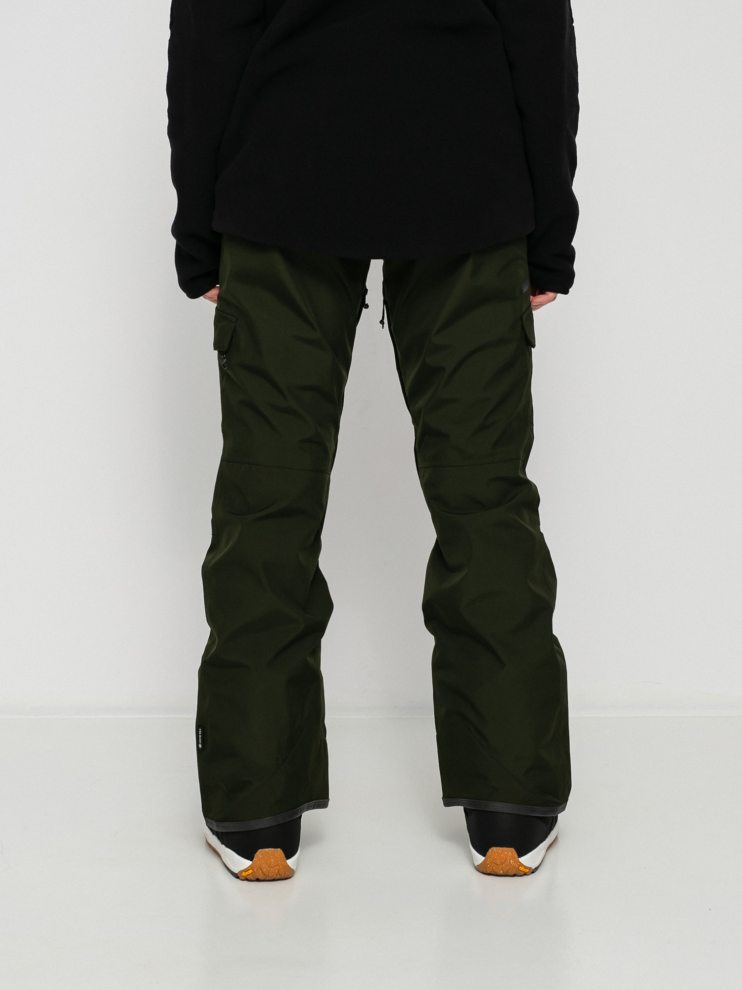 Damskie Spodnie snowboardowe Volcom Aston Gore Tex (black green)