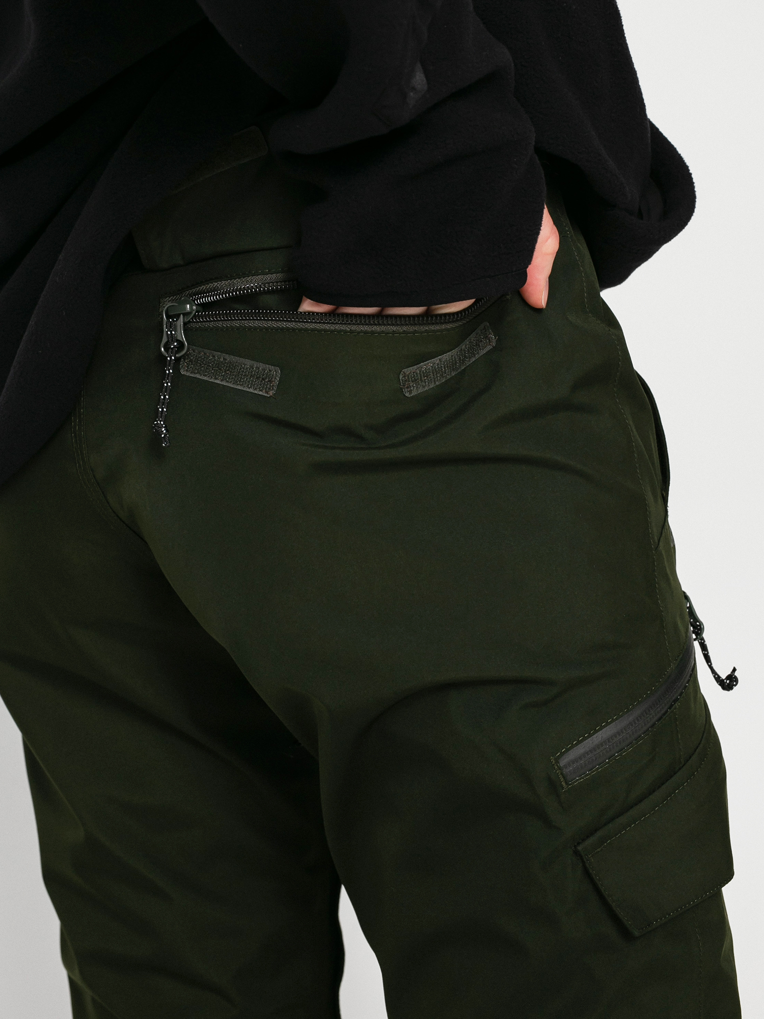 Damskie Spodnie snowboardowe Volcom Aston Gore Tex (black green)