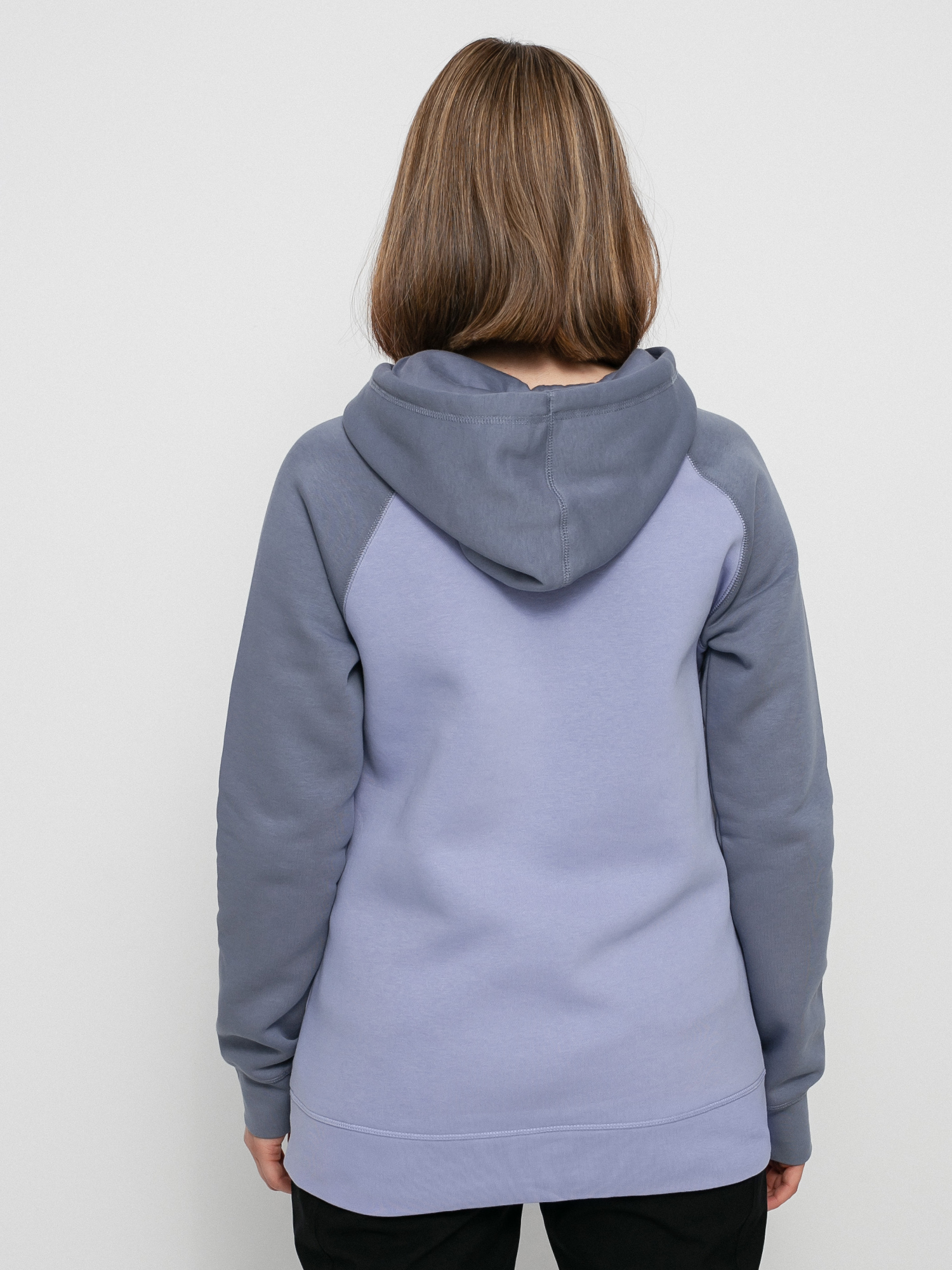 Bluza z kapturem Burton Crestmoore Pullover HD Wmn (foxglove violet/folkstone gray)