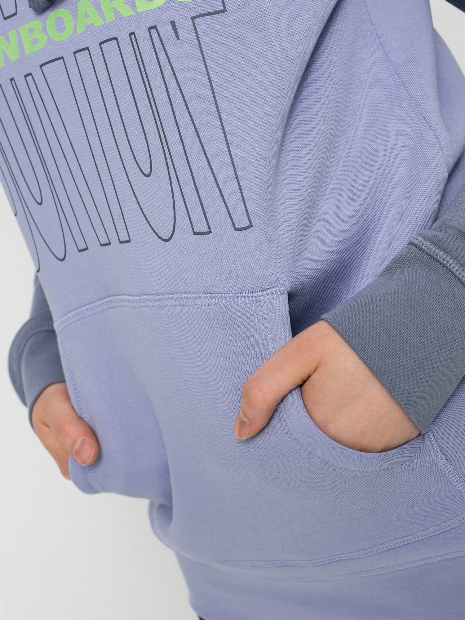 Bluza z kapturem Burton Crestmoore Pullover HD Wmn (foxglove violet/folkstone gray)