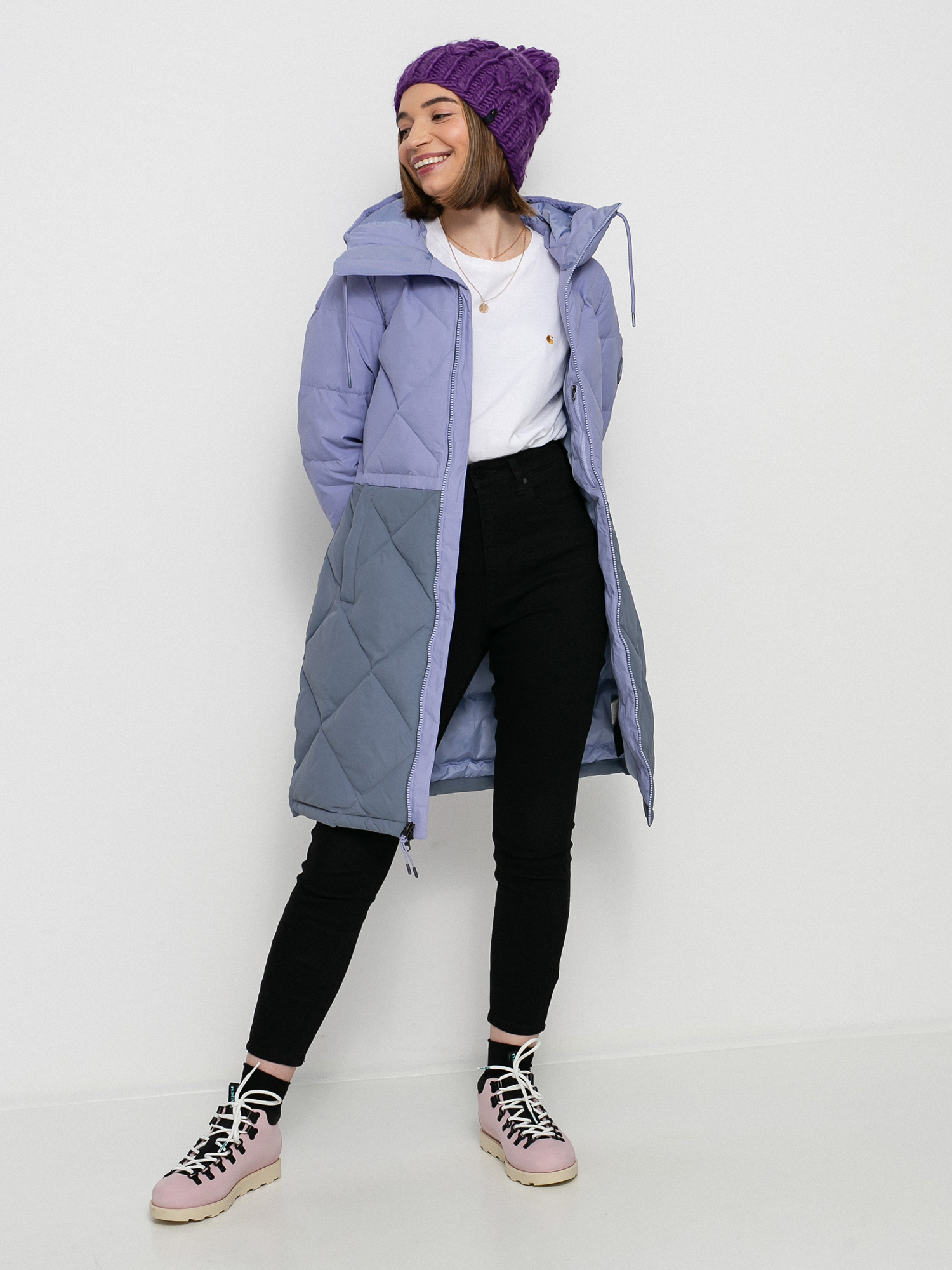 Kurtka Burton Chescott Down Wmn (foxglove violet/folkstone gray)