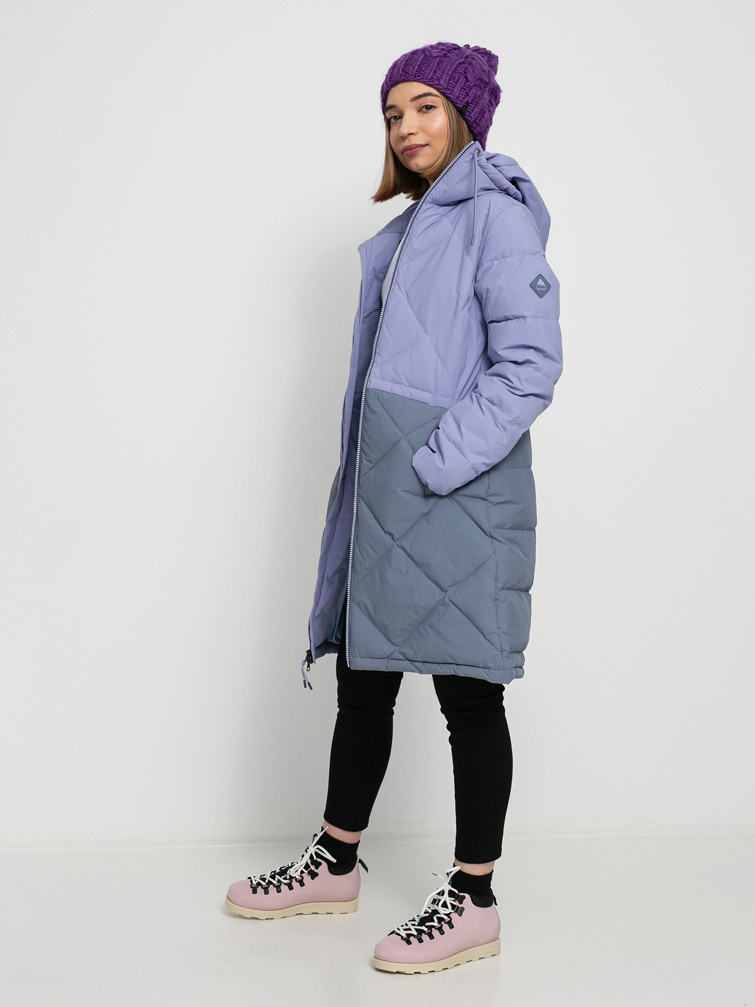 Kurtka Burton Chescott Down Wmn (foxglove violet/folkstone gray)