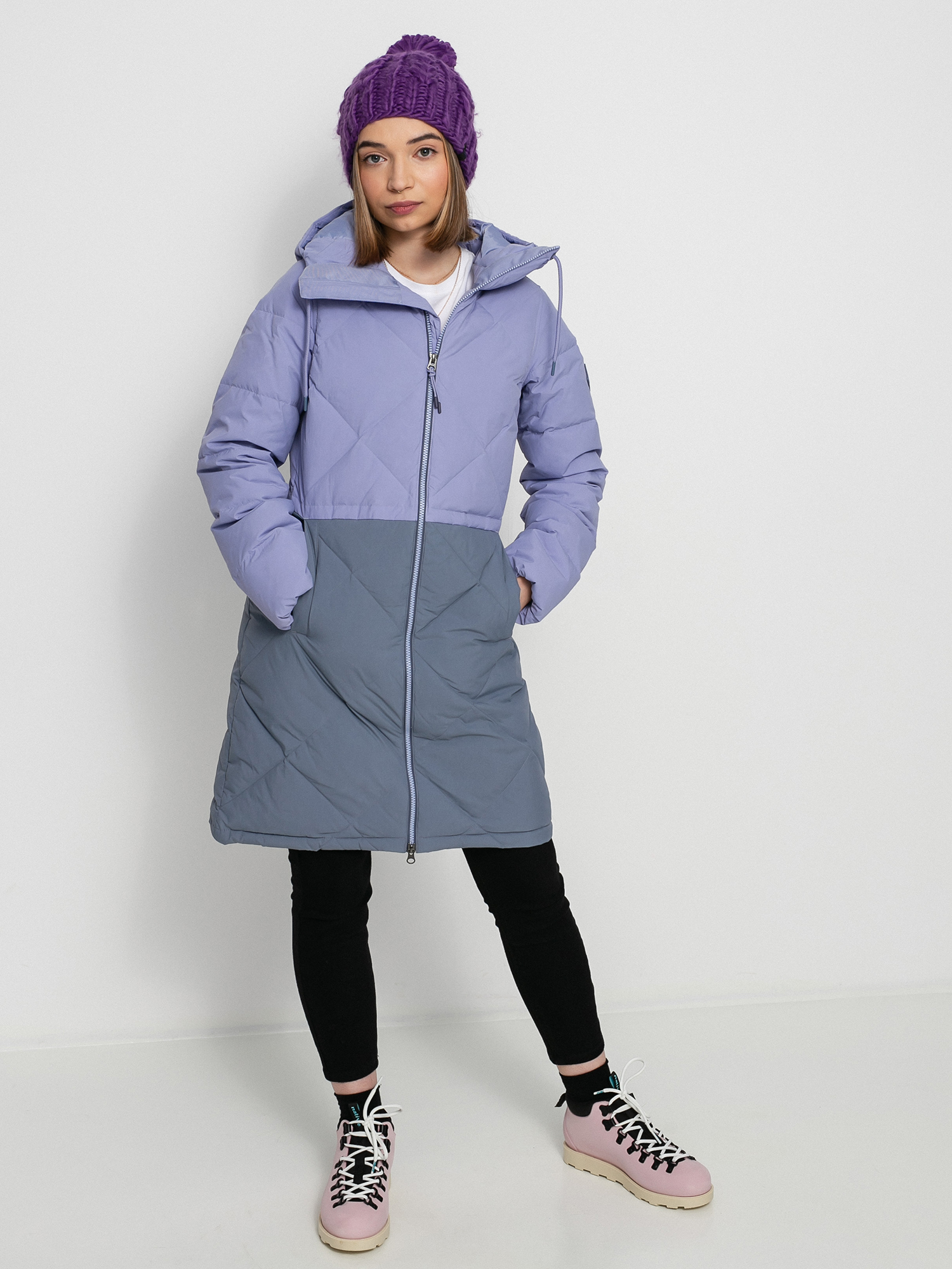 Kurtka Burton Chescott Down Wmn (foxglove violet/folkstone gray)