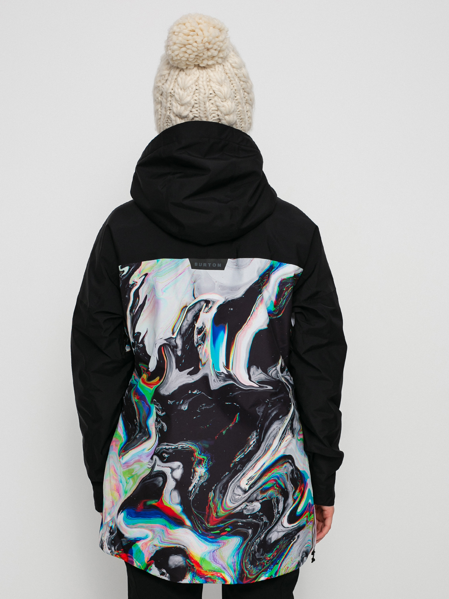 Damska Kurtka snowboardowa Burton Gore Tex Pillowline Anorak (true black/maalavidaa)