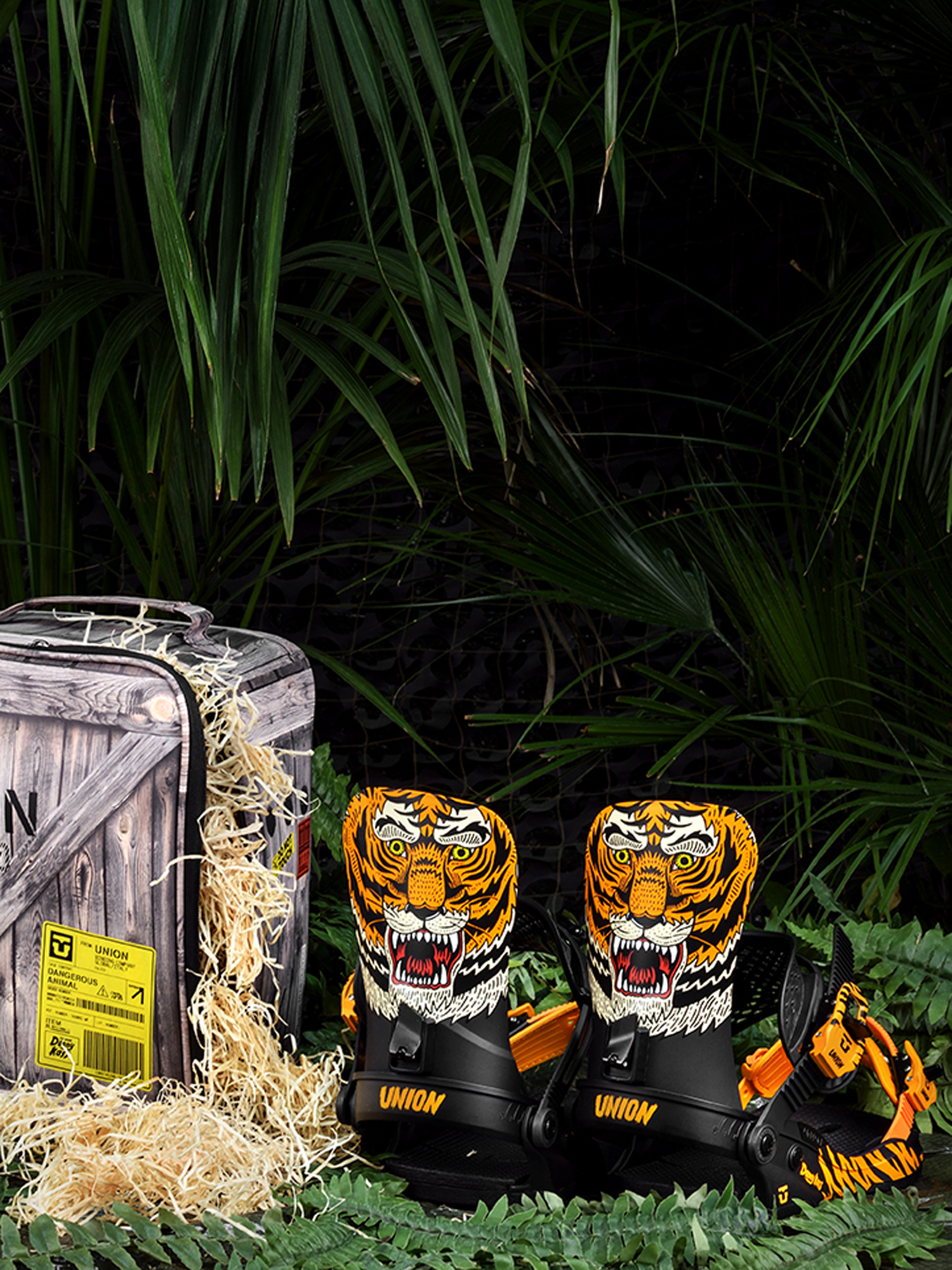 Męskie Wiązania snowboardowe Union Danny Kass 10 Year (tiger style)