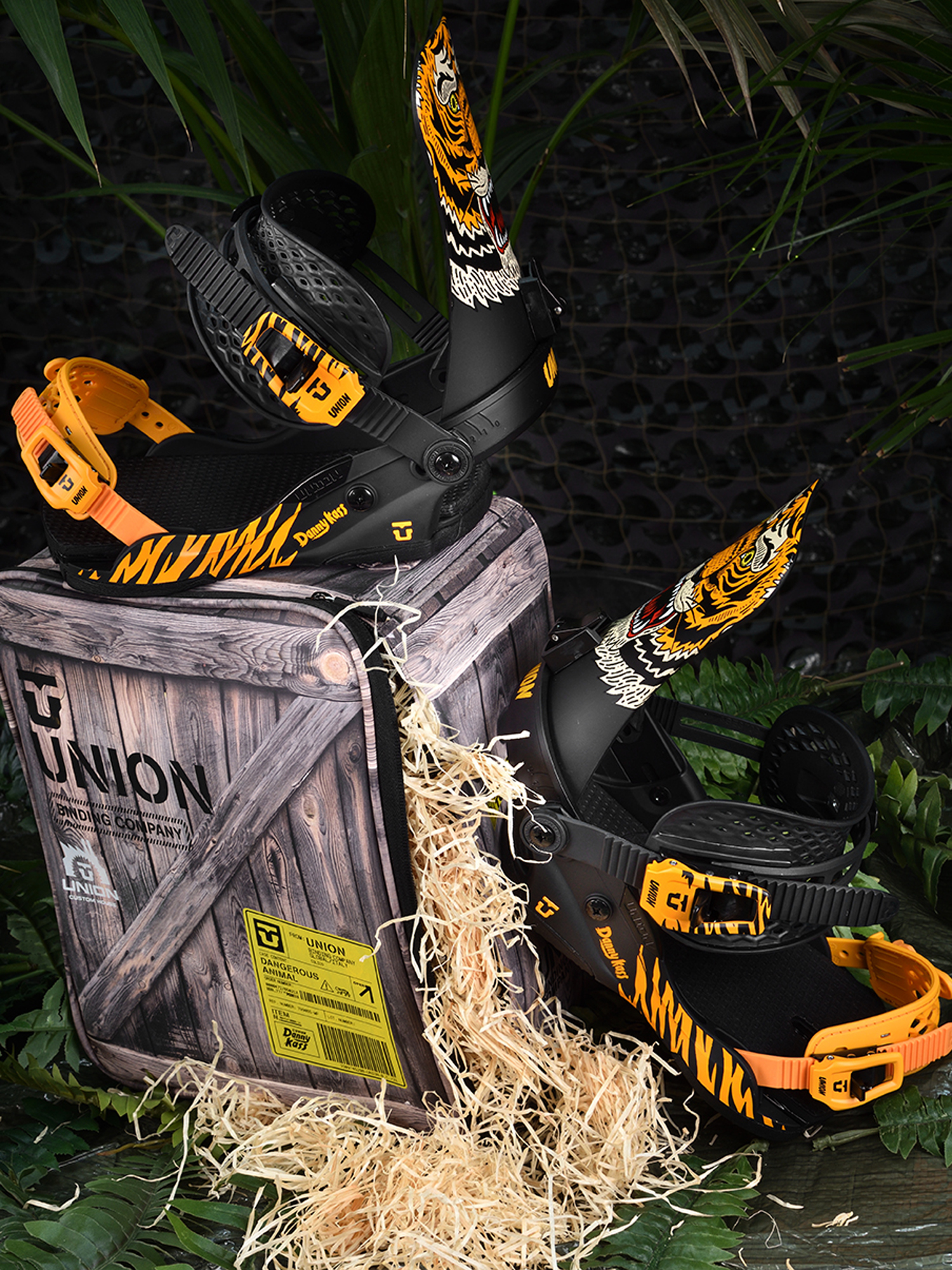 Męskie Wiązania snowboardowe Union Danny Kass 10 Year (tiger style)