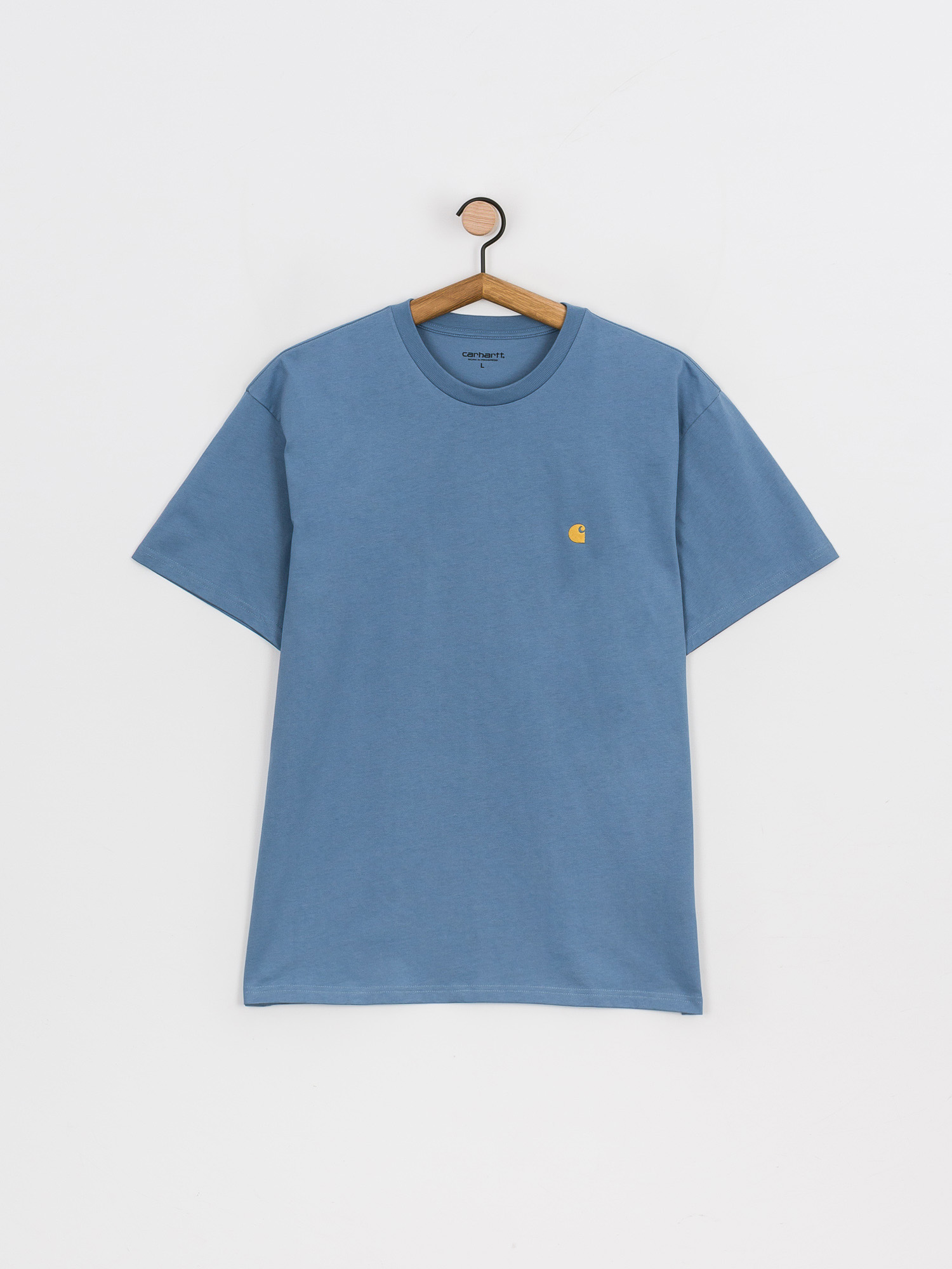 T-shirt Carhartt WIP Chase (icy water/gold)
