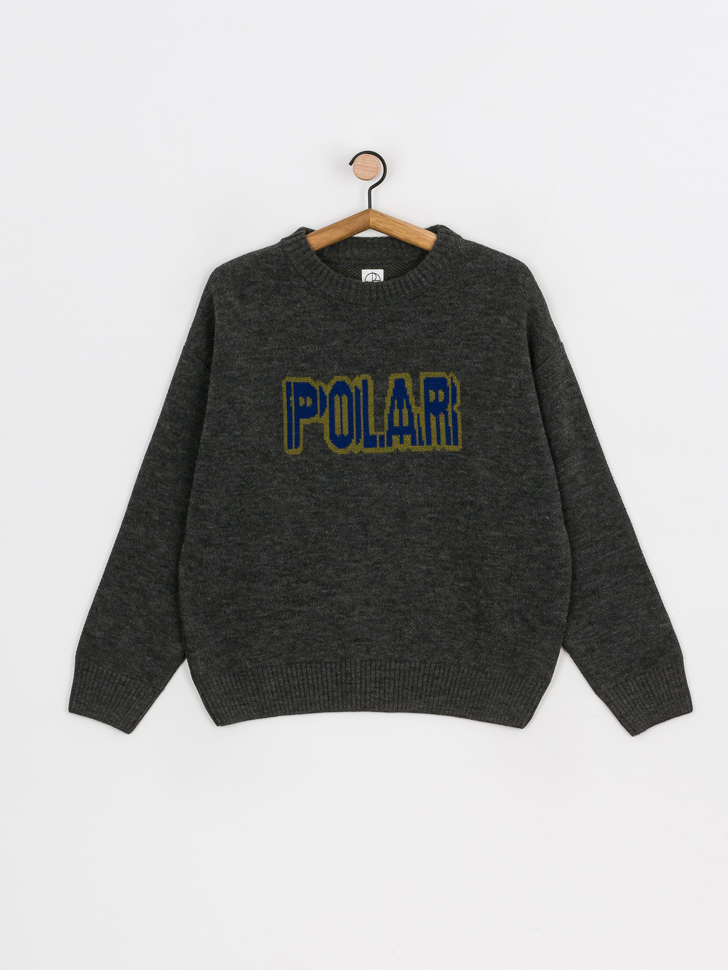 Sweter Polar Skate Earthquake Logo Knit (grey)