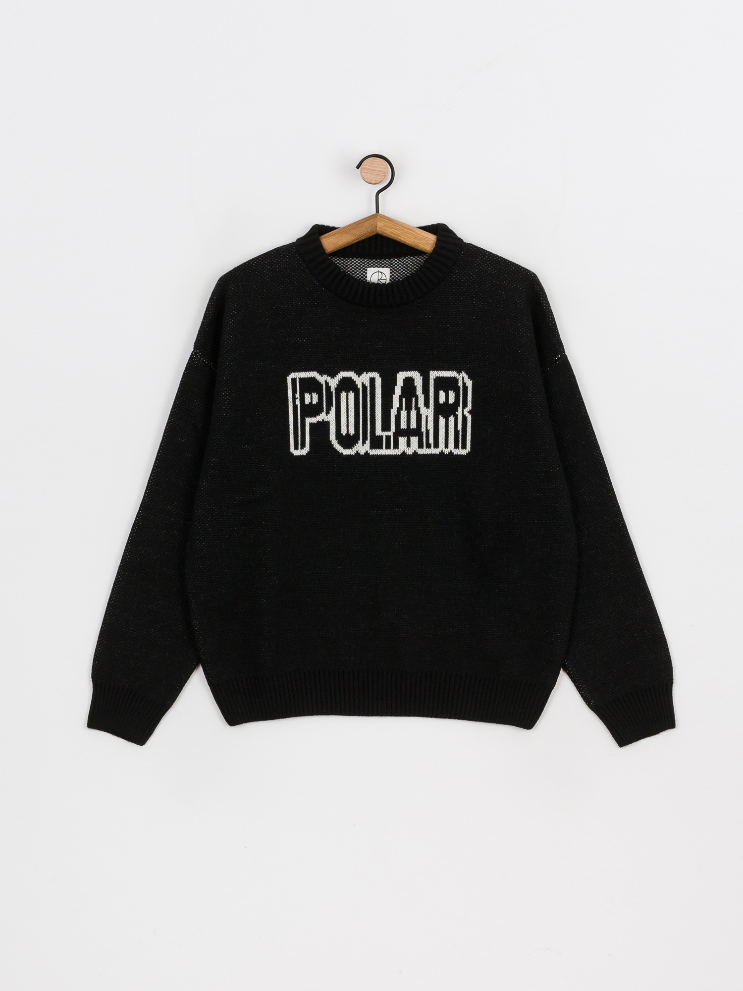 Sweter Polar Skate Earthquake Logo Knit (black)
