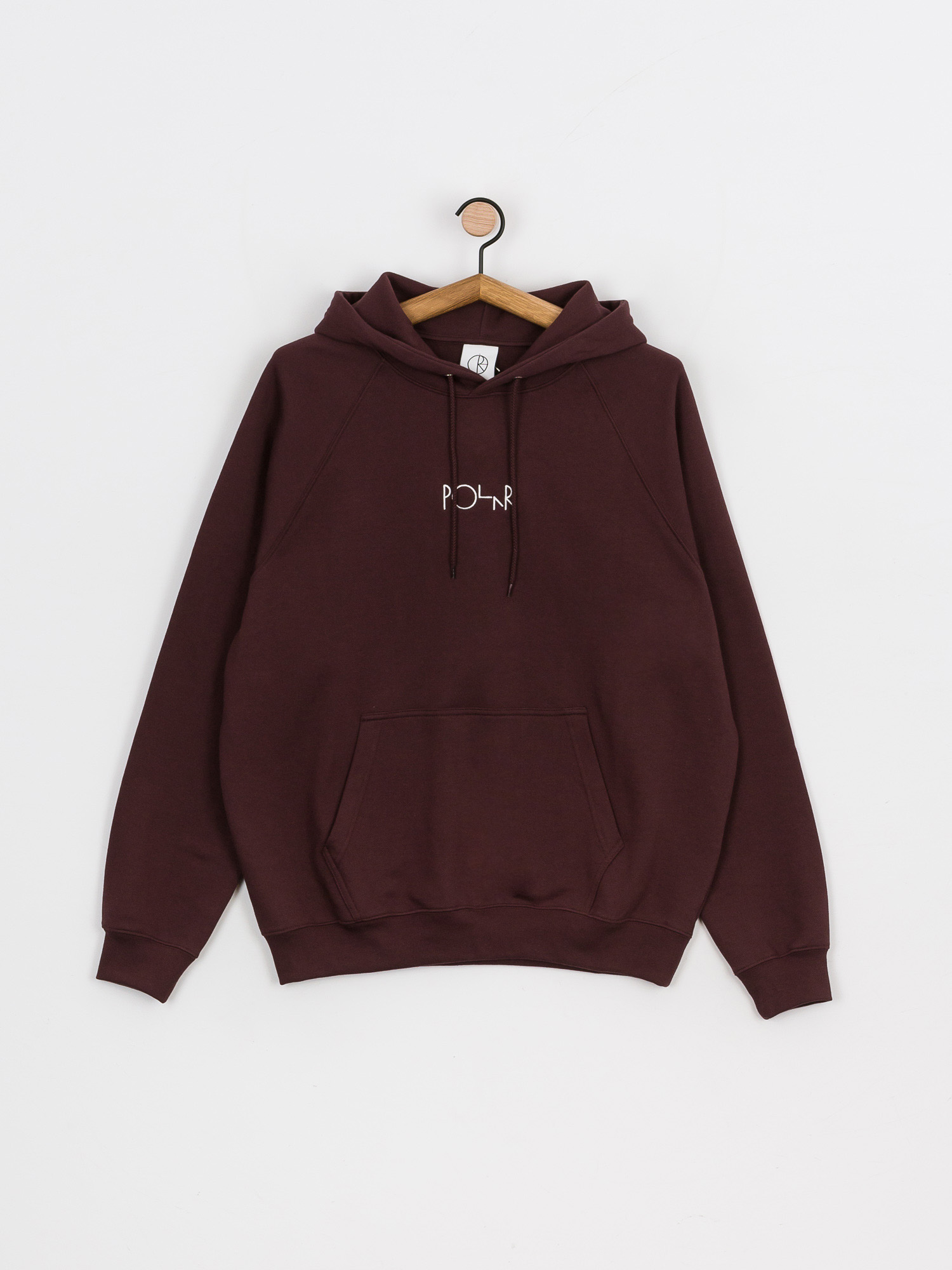 Bluza z kapturem Polar Skate Defau HD (bordeaux)