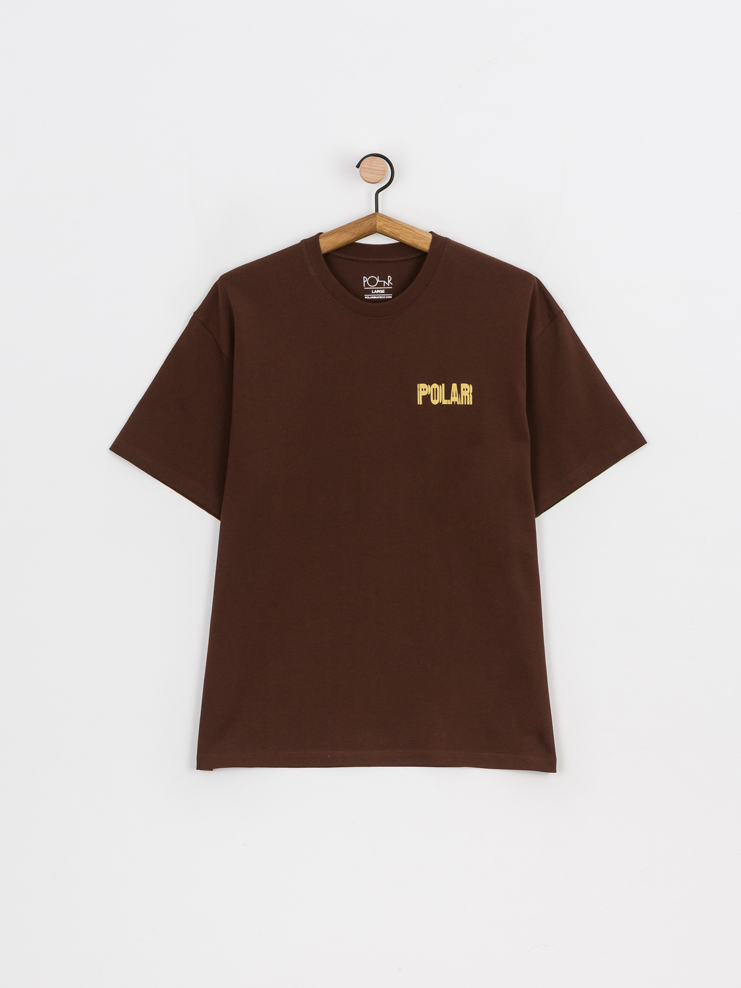 T-shirt Polar Skate Earthquake Logo (brown)