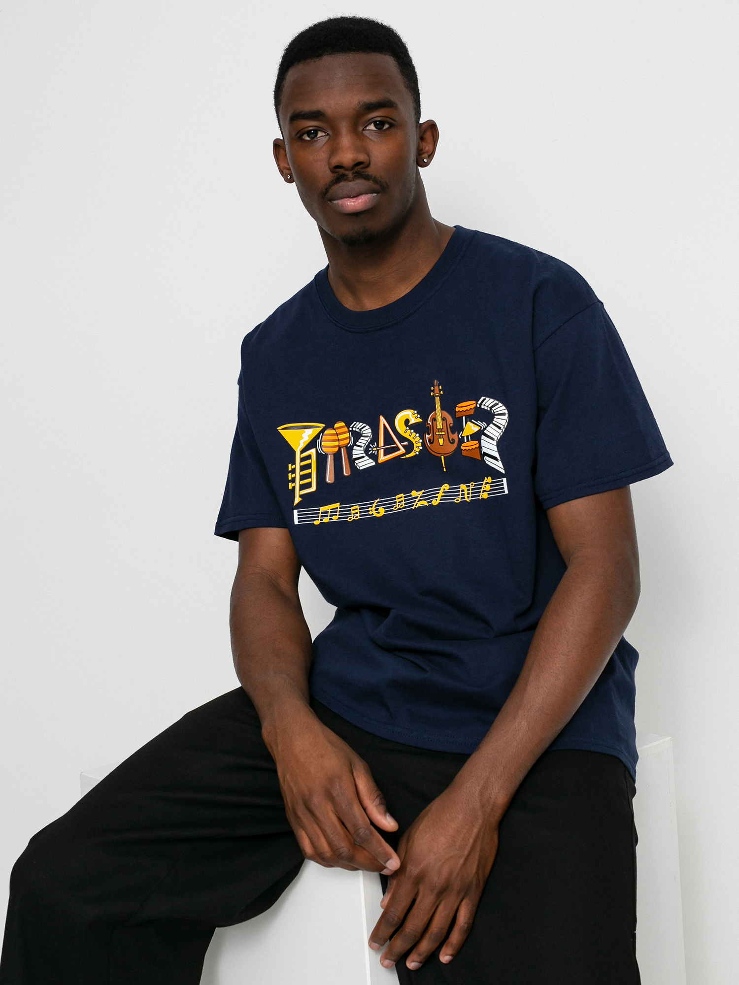 T-shirt Thrasher Fillmore Logo (navy)