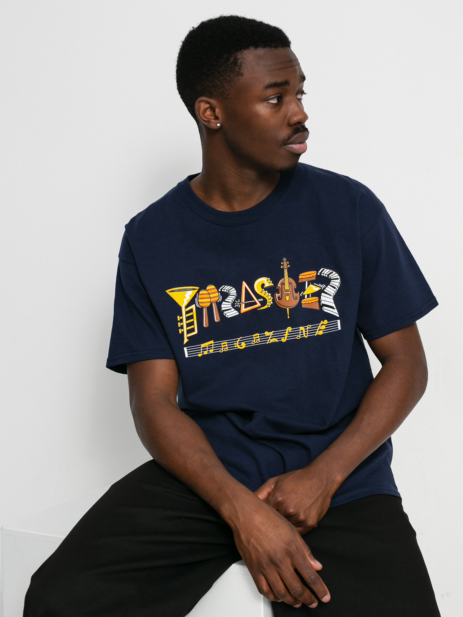 T-shirt Thrasher Fillmore Logo (navy)
