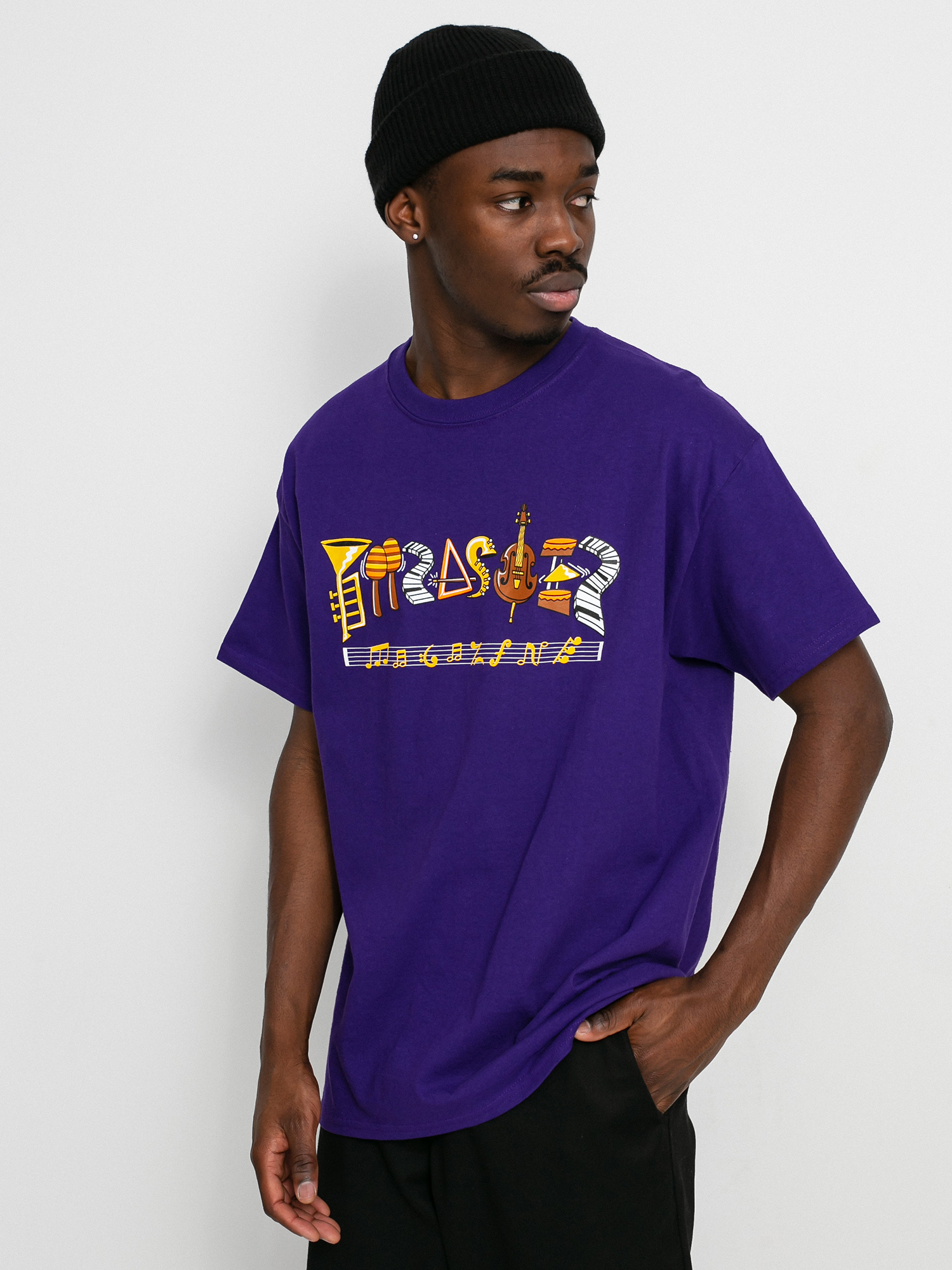 T-shirt Thrasher Fillmore Logo (purple)