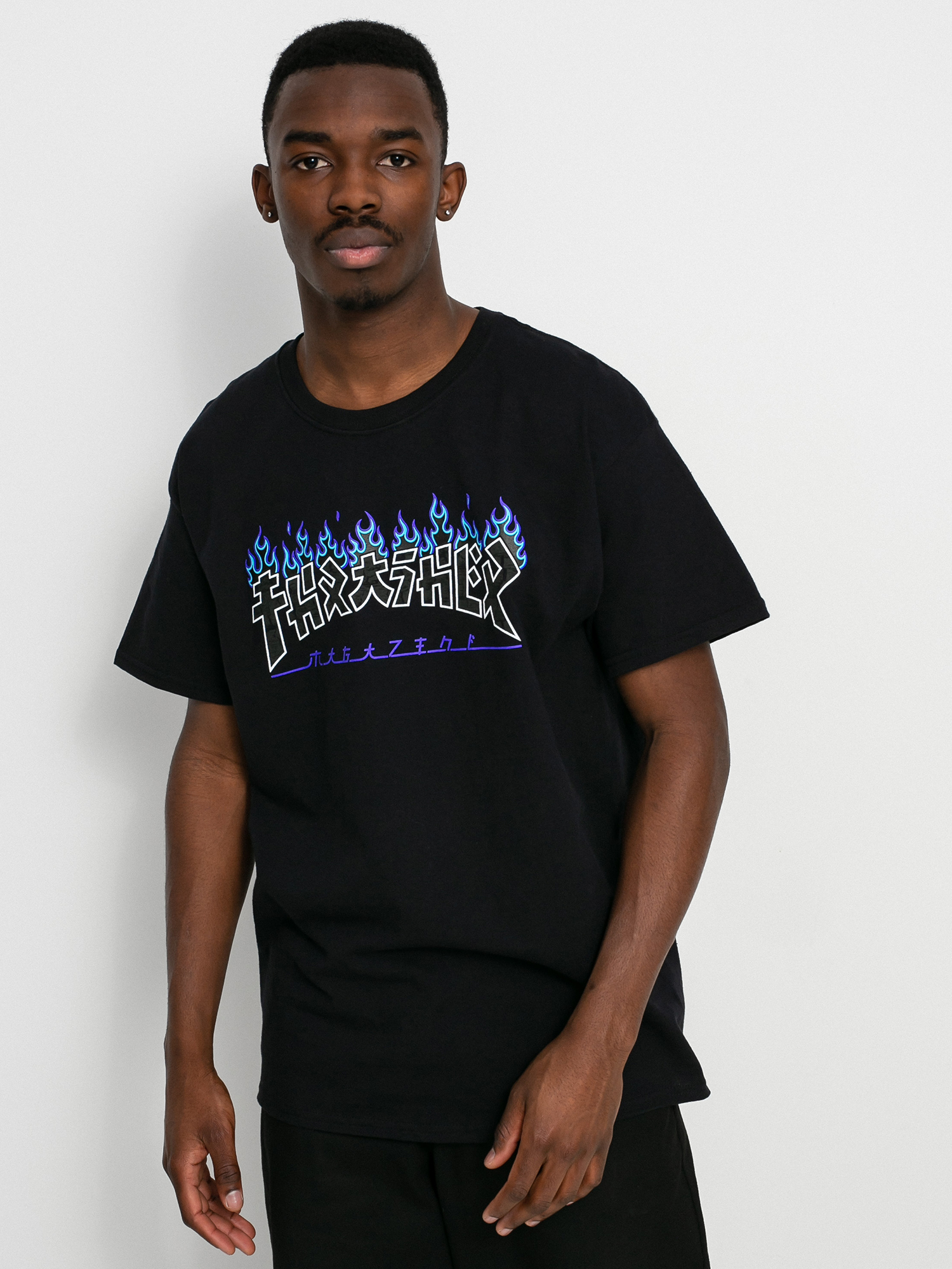 T-shirt Thrasher Godzilla Charred (black)