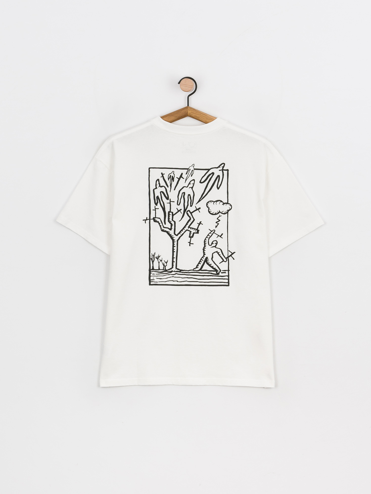T-shirt Polar Skate Heaven HD (white)