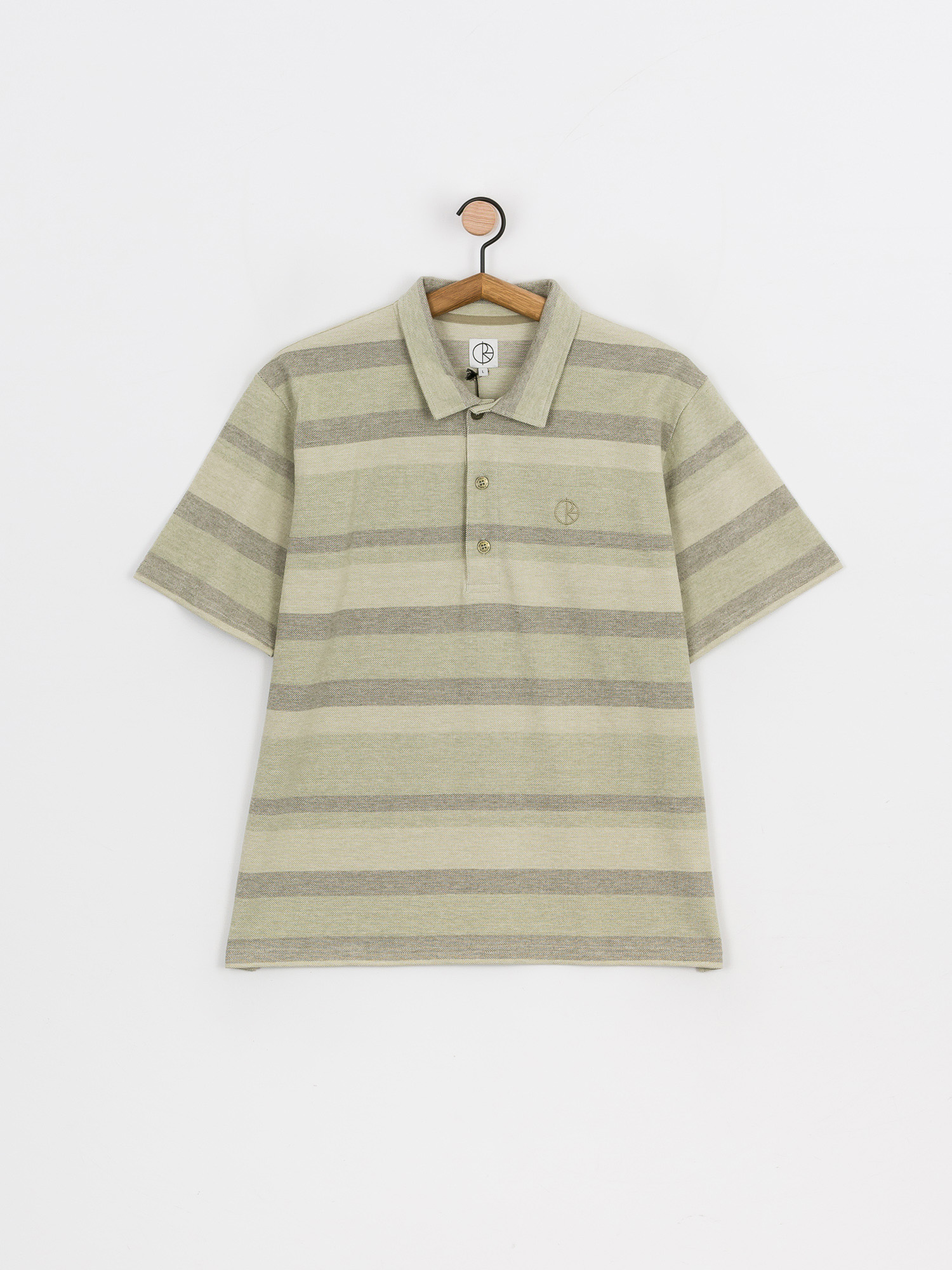 Polo Polar Skate Multistripe (soft green)