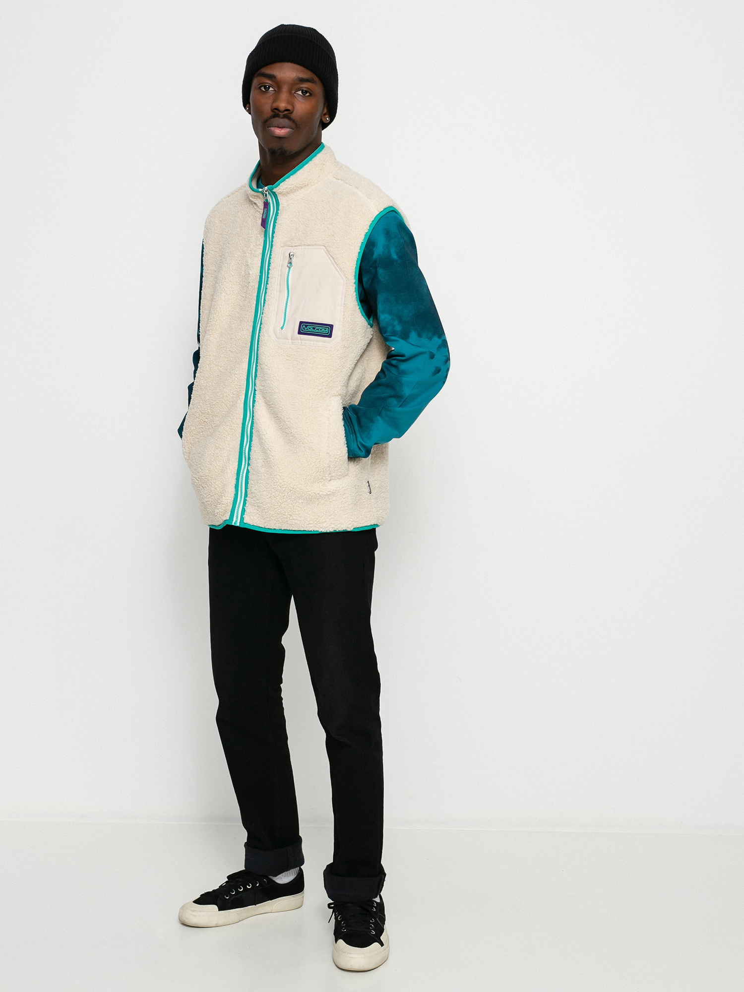 Kamizelka Volcom Muzzer Fuzzar Vest (whitecap grey)