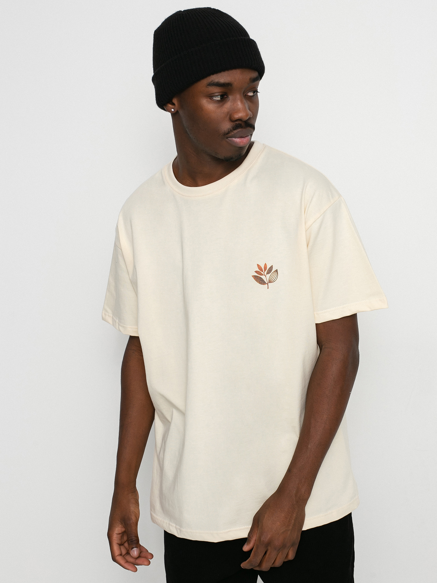 T-shirt Magenta Fall Leaf (natural)