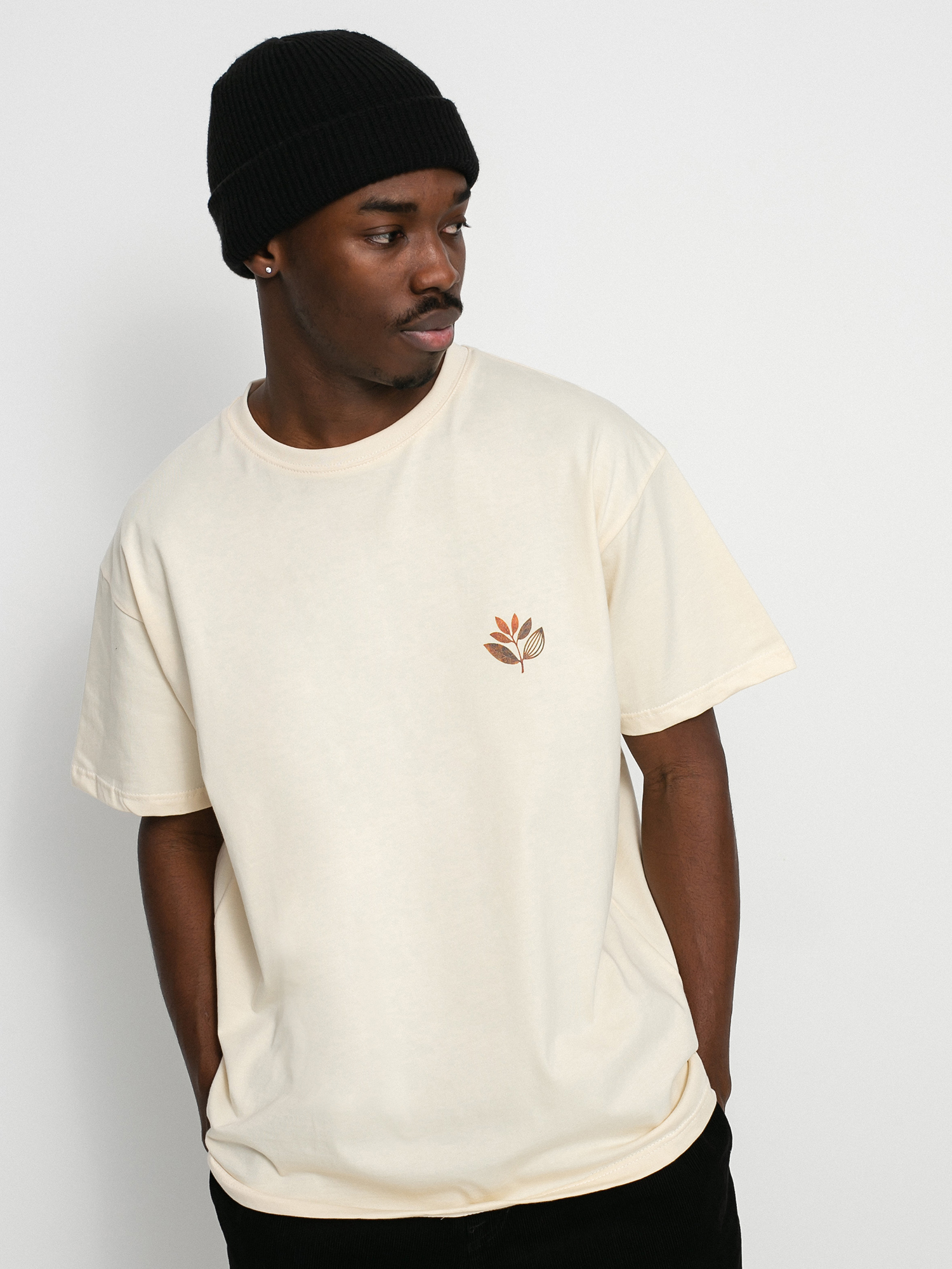 T-shirt Magenta Fall Leaf (natural)