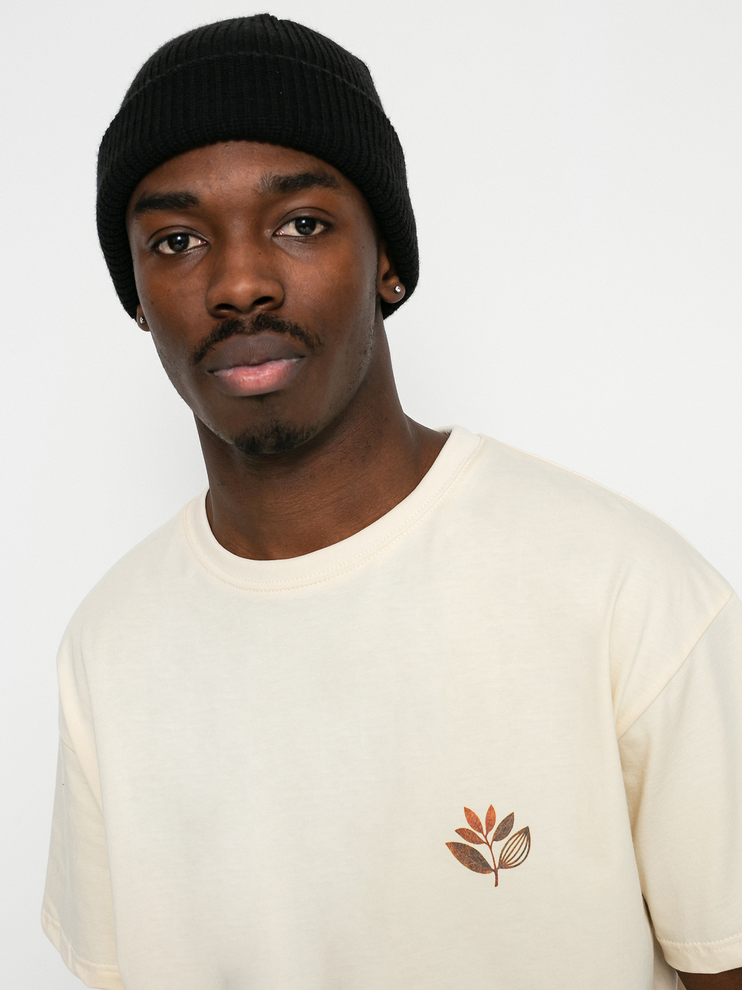 T-shirt Magenta Fall Leaf (natural)