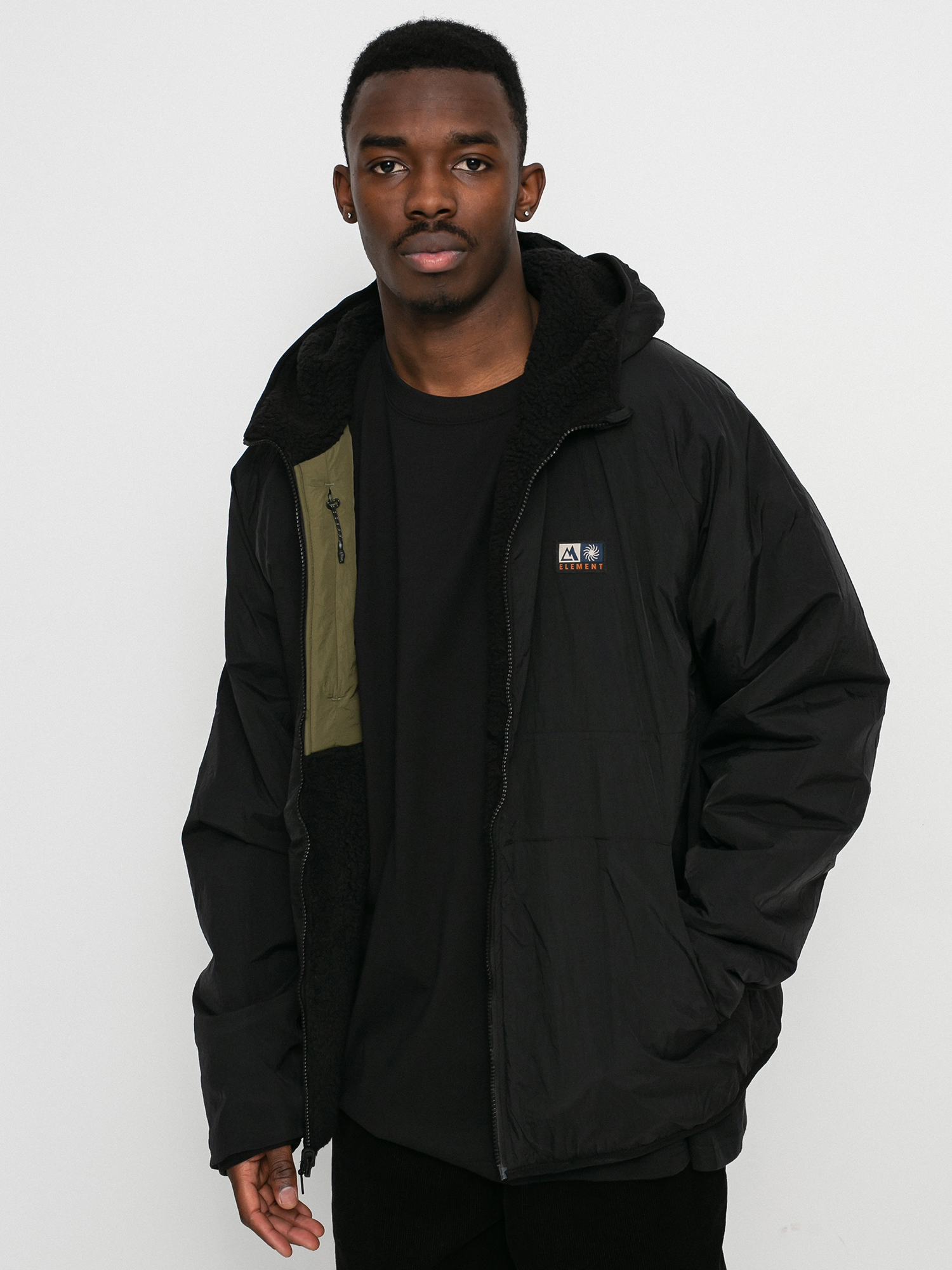 Bluza z kapturem Element Wolfe ZHD (flint black)