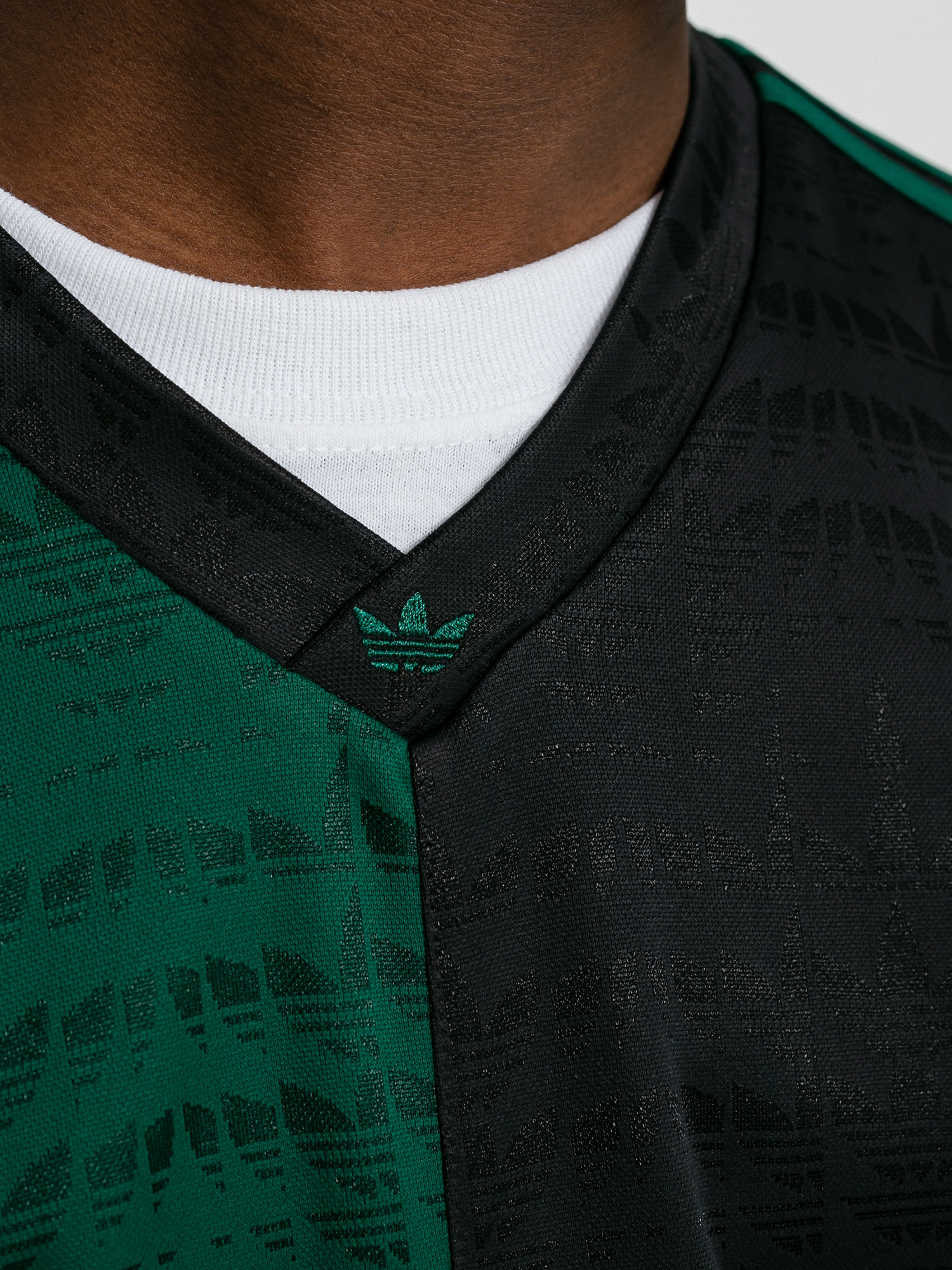 Longsleeve adidas Ls Checker Jrsy (cgreen/black)
