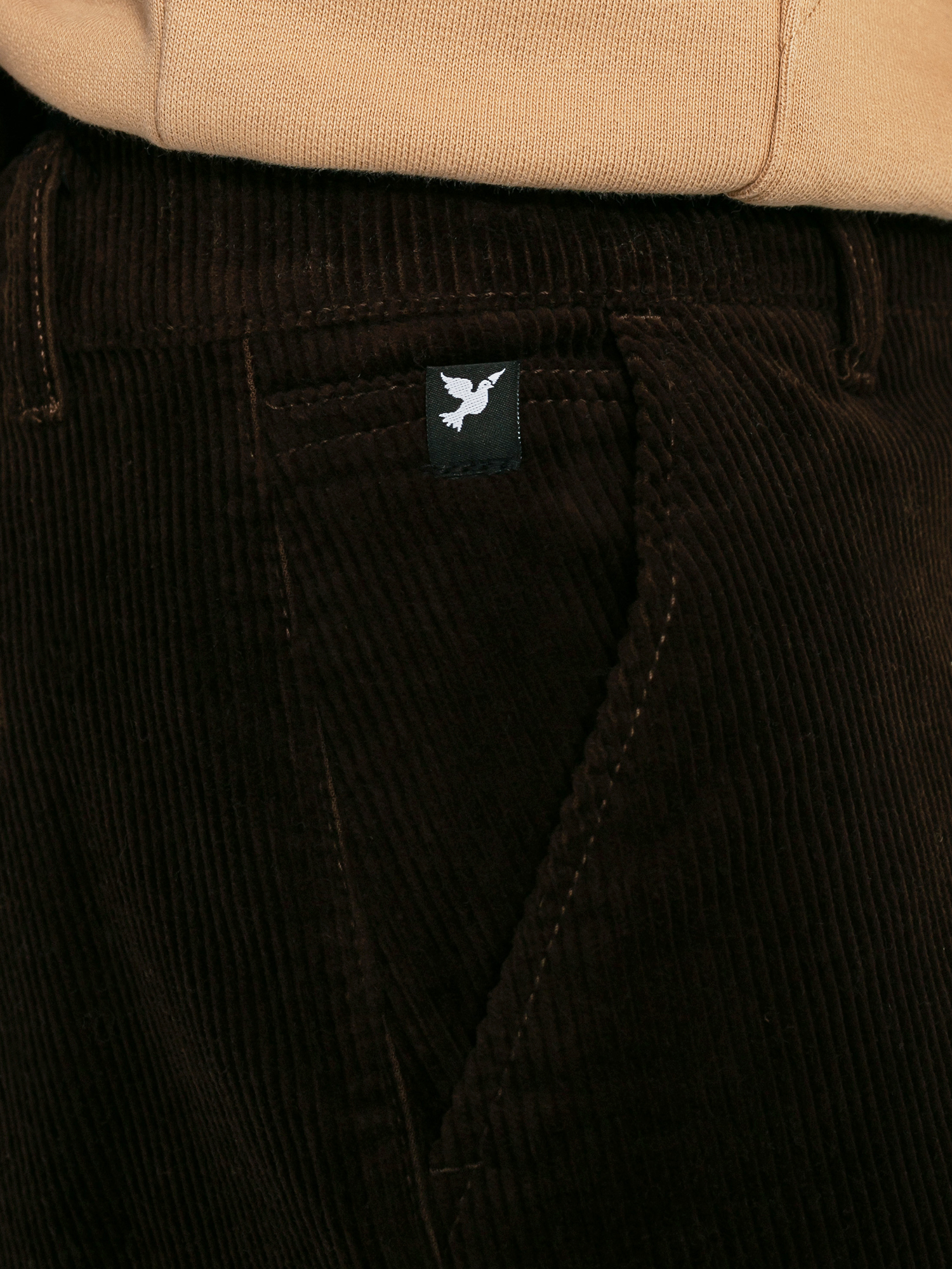 Spodnie Nervous Cord (dark brown)
