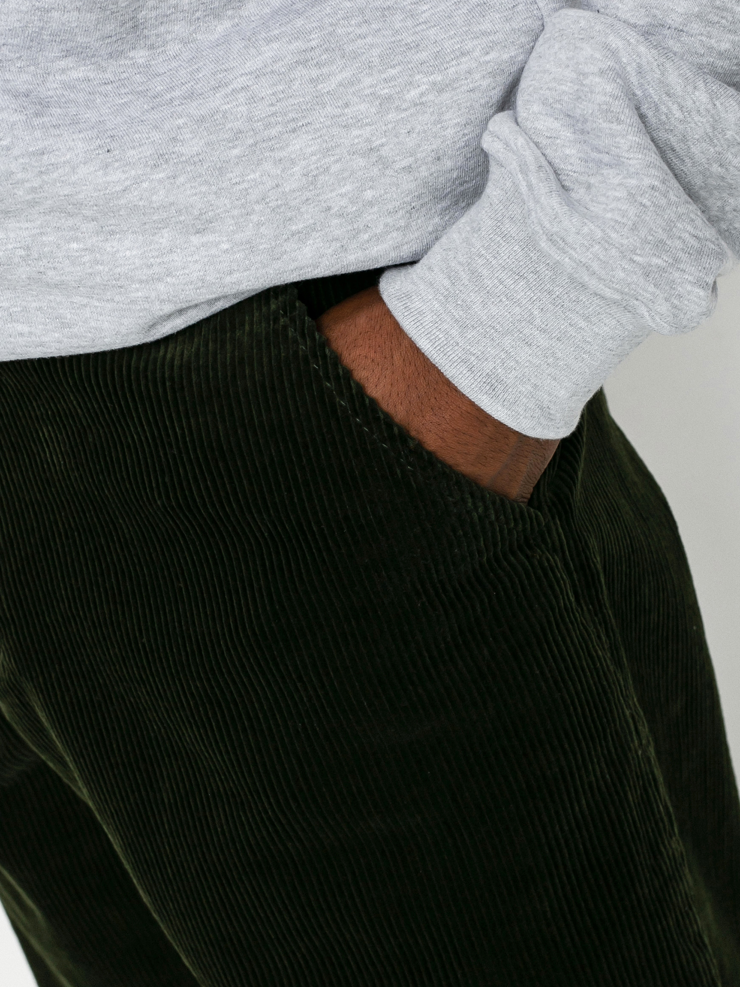 Spodnie Nervous Cord (olive)