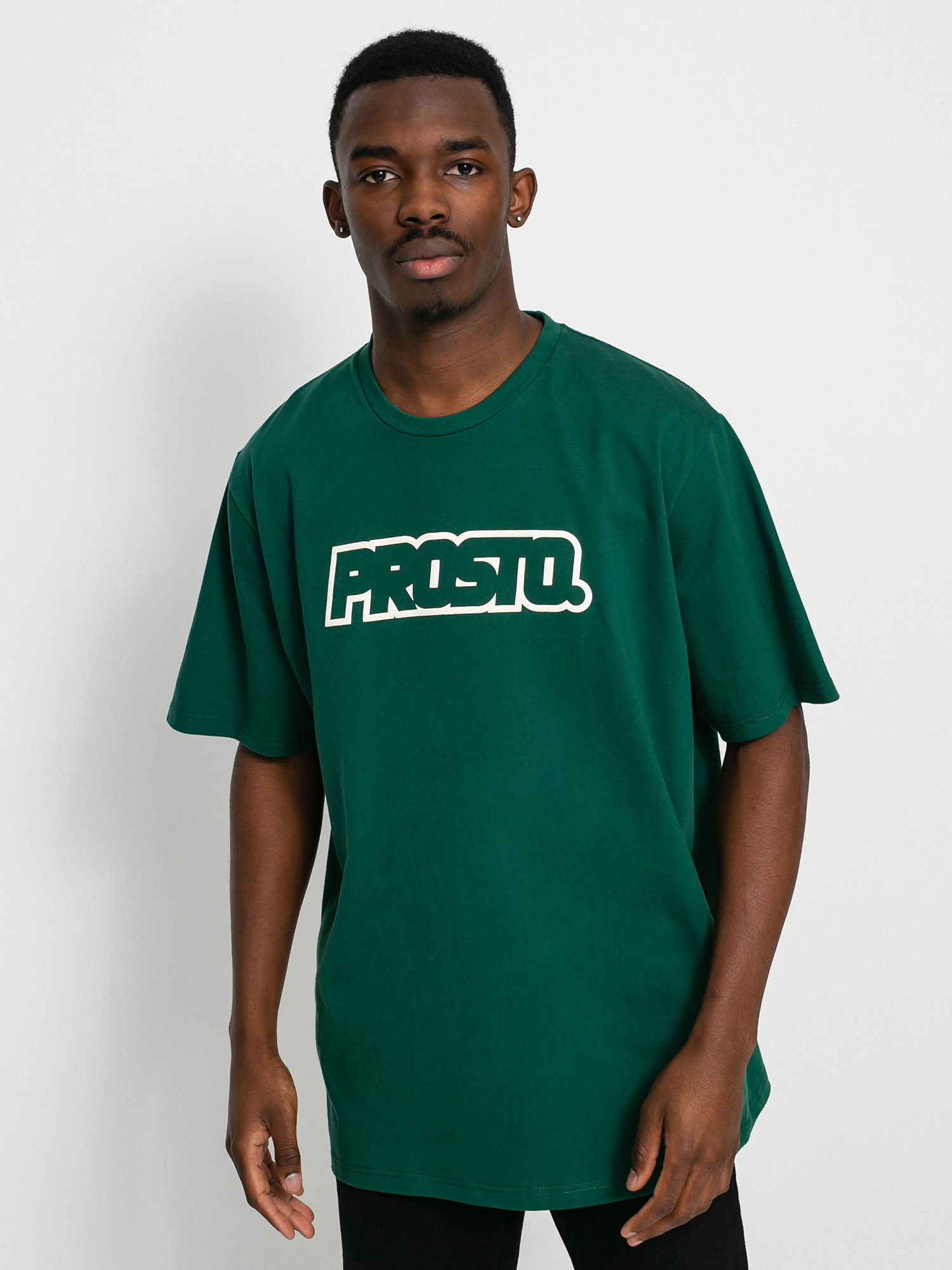 T-shirt Prosto Logout (dark green)
