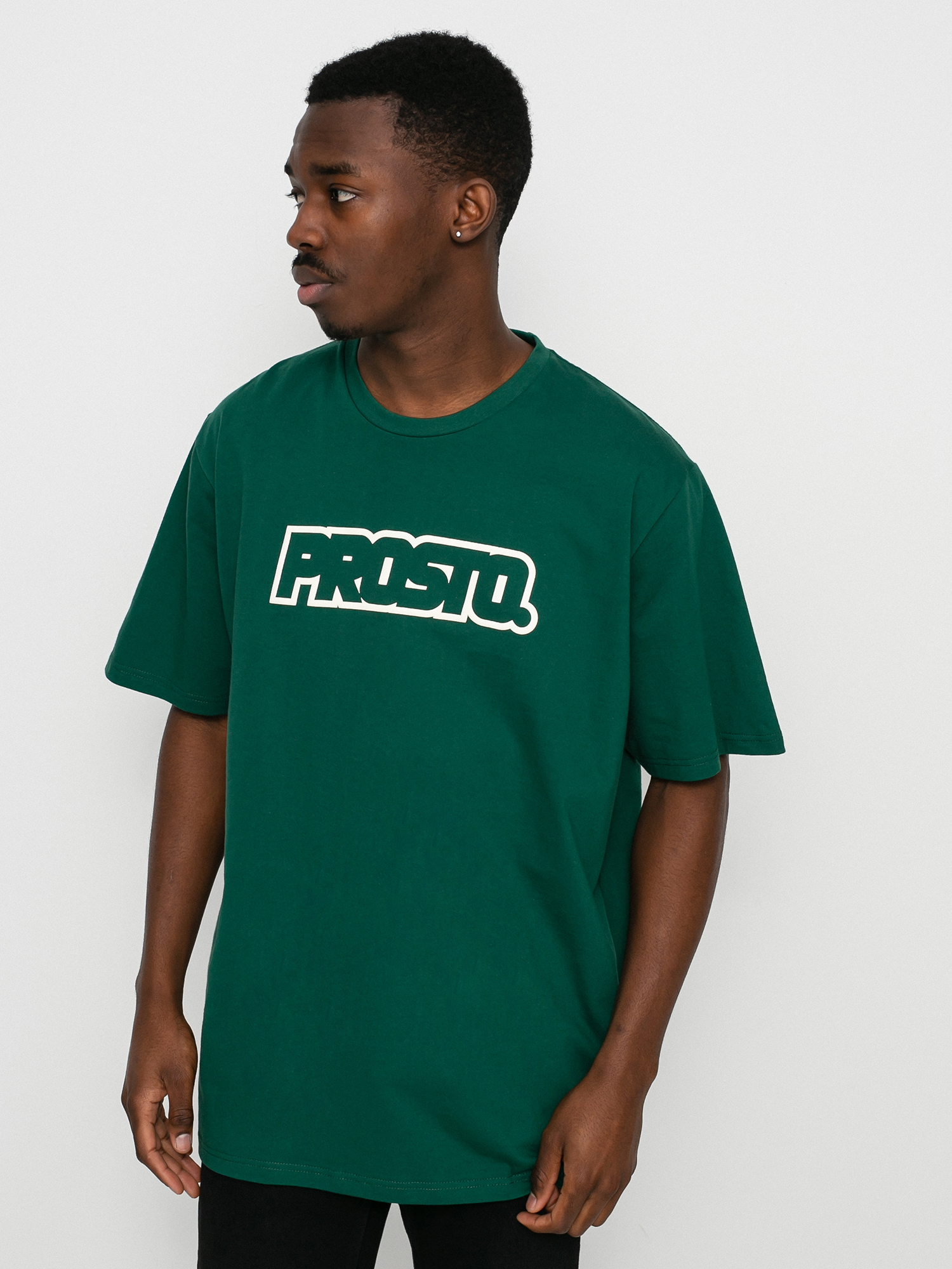 T-shirt Prosto Logout (dark green)