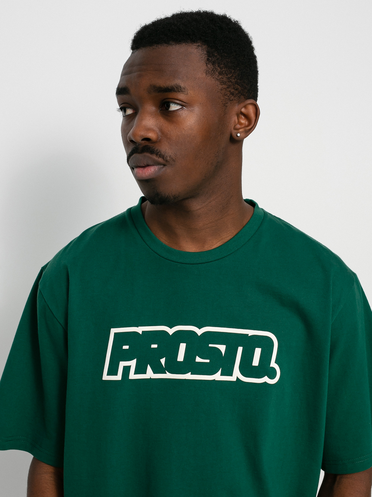 T-shirt Prosto Logout (dark green)