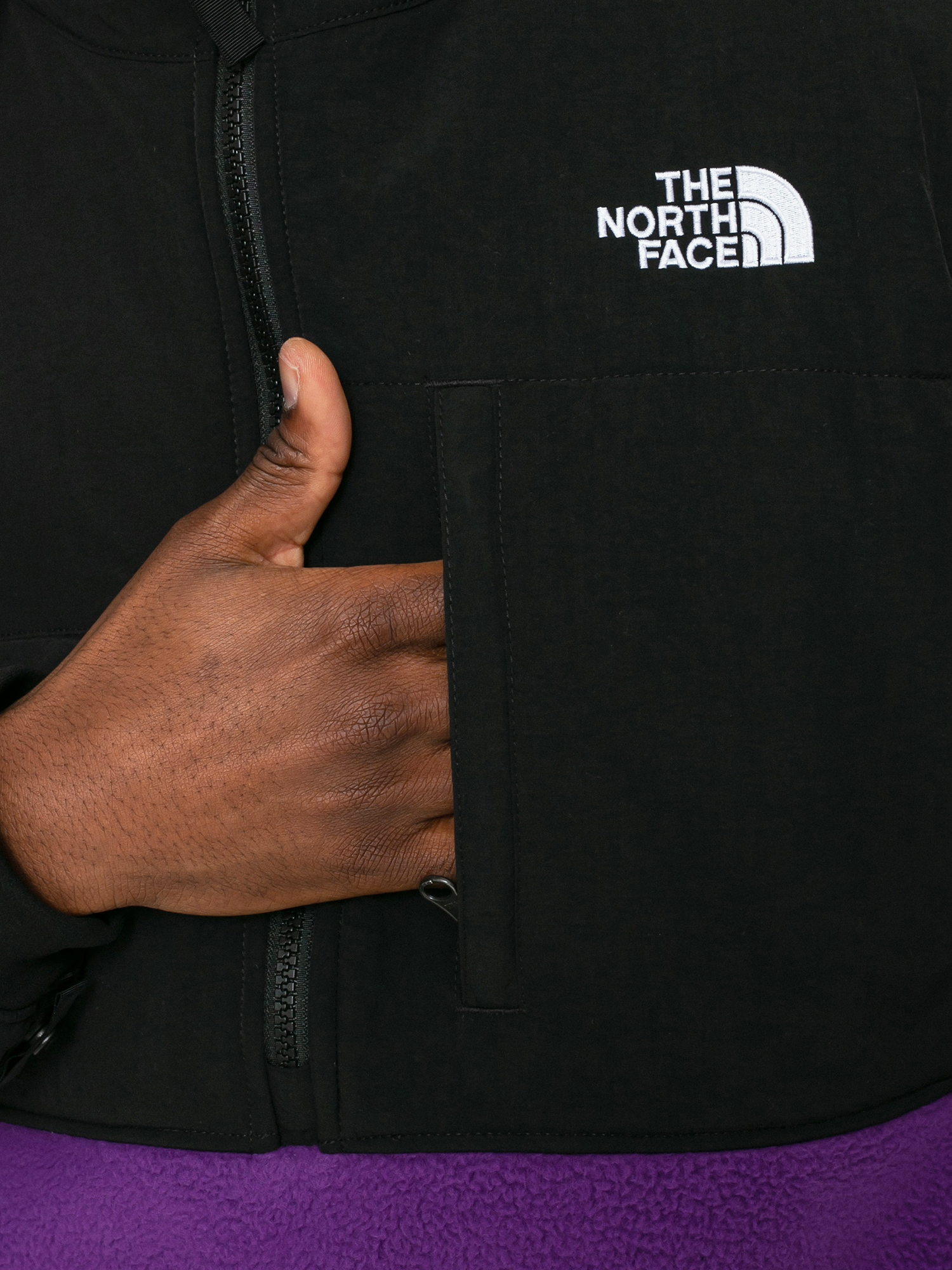 Męski Polar The North Face Denali 2 Anorak (gravity purple)