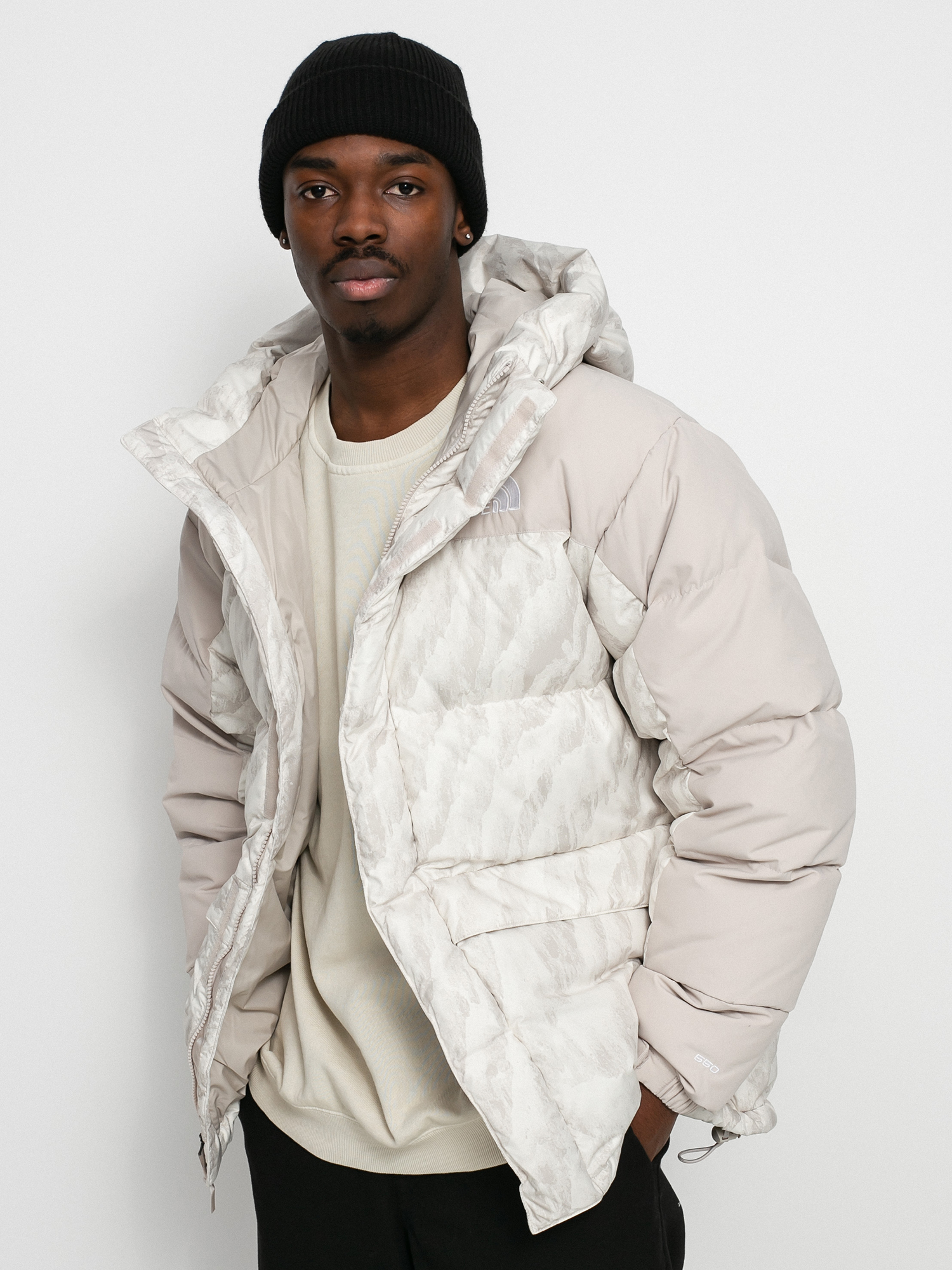 Kurtka The North Face Printed Hmlyn Down Parka (silvergrywoodentigerprint)