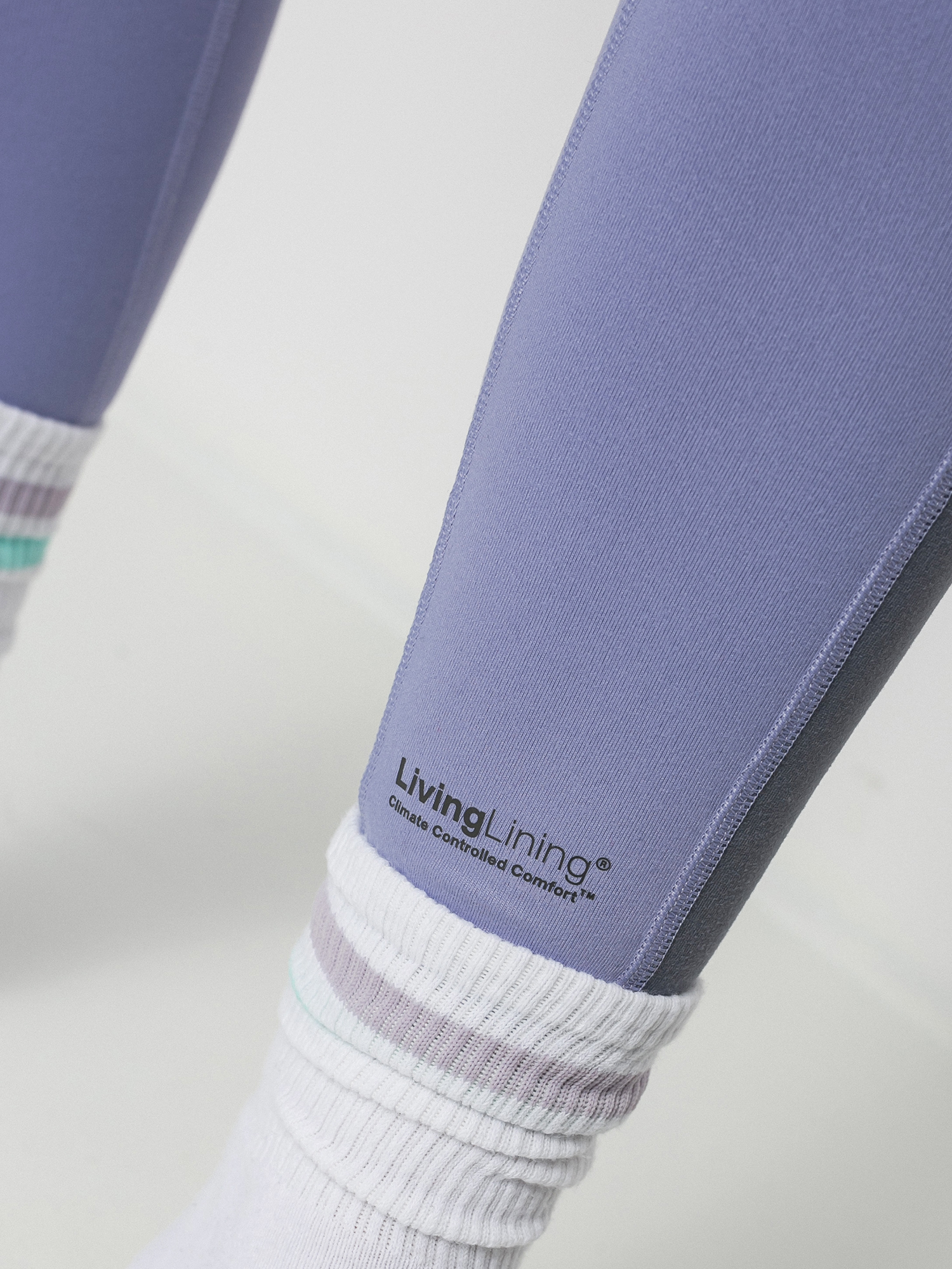 Damskie Legginsy aktywne Burton Midweight X Base Layers (folkstone gray/foxglove violet)