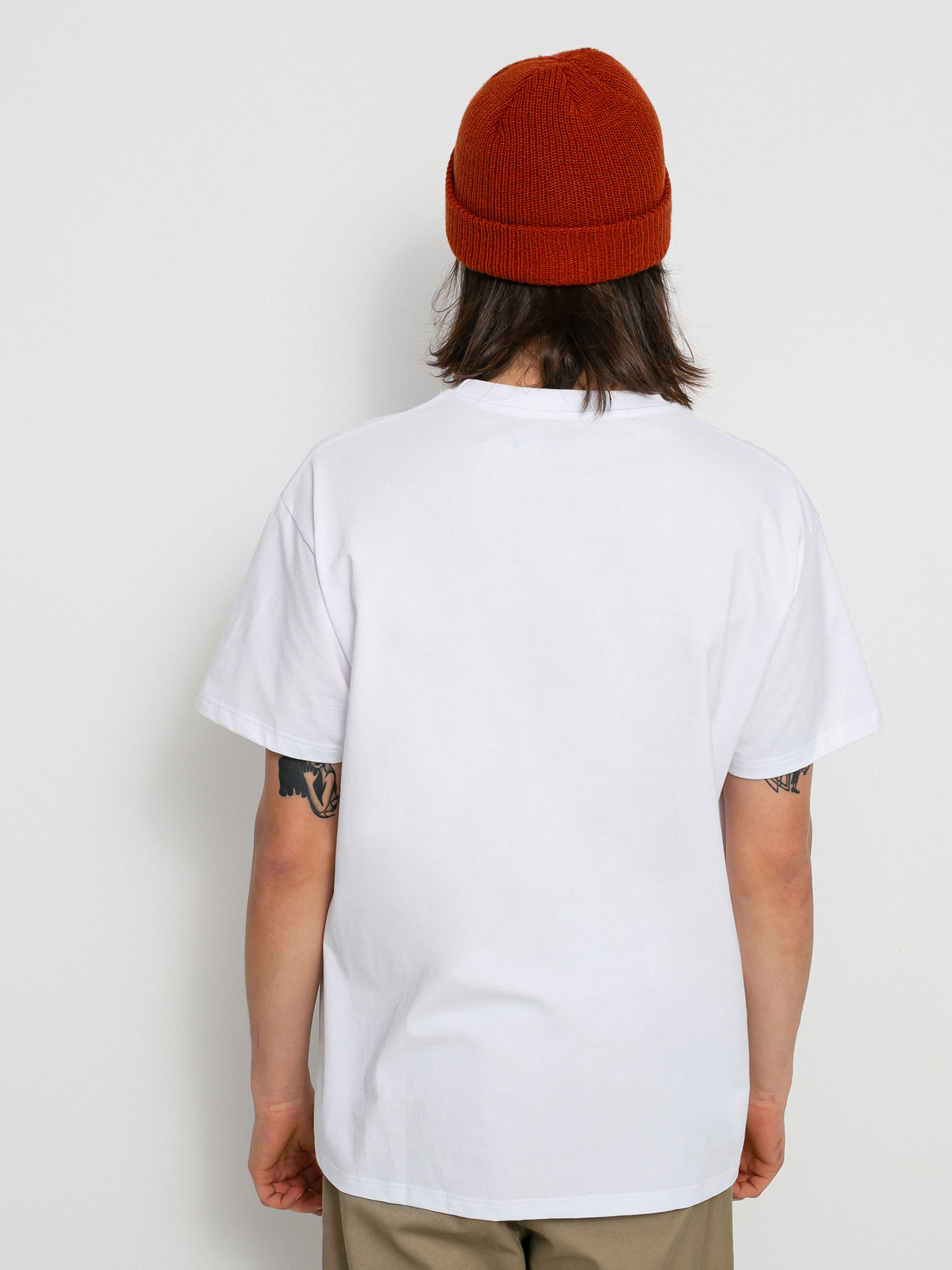 T-shirt Magenta Camera (white)