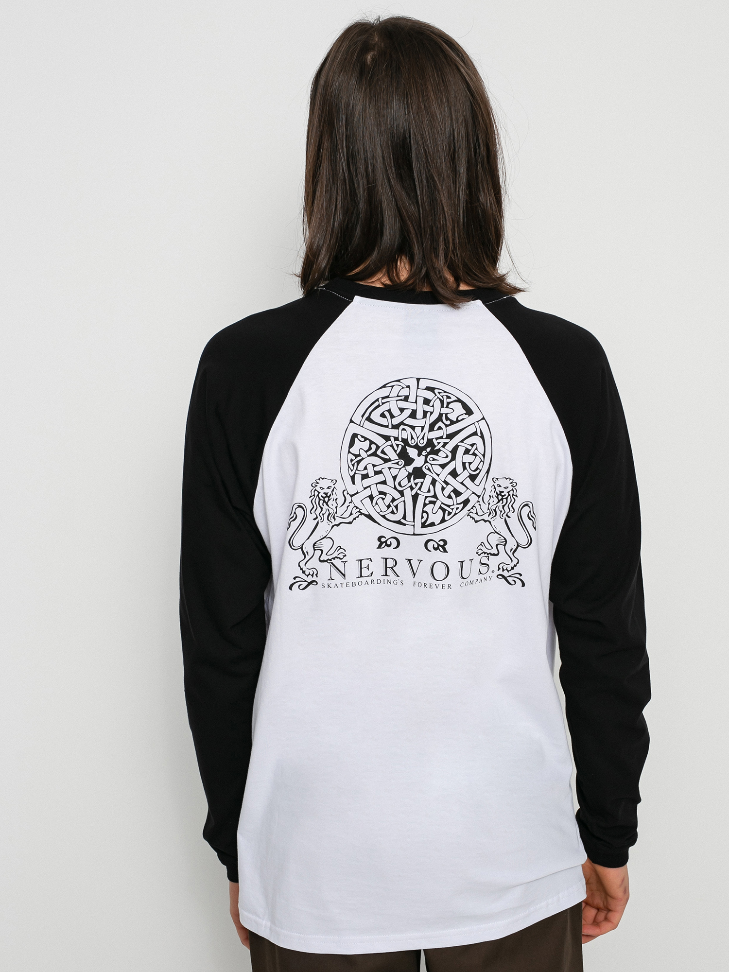 Longsleeve Nervous Forever (black/white)