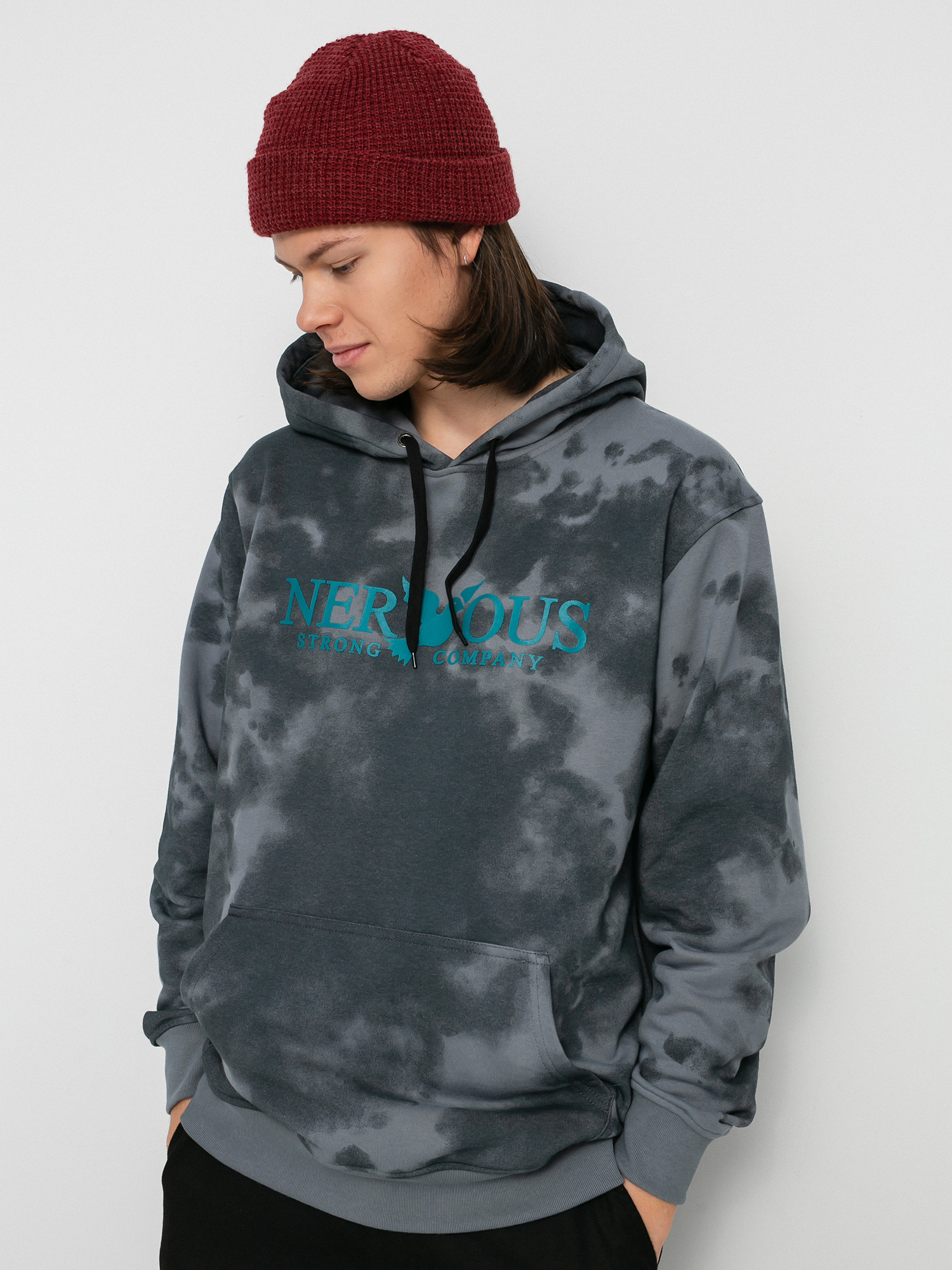 Bluza z kapturem Nervous Classic Td HD (black)