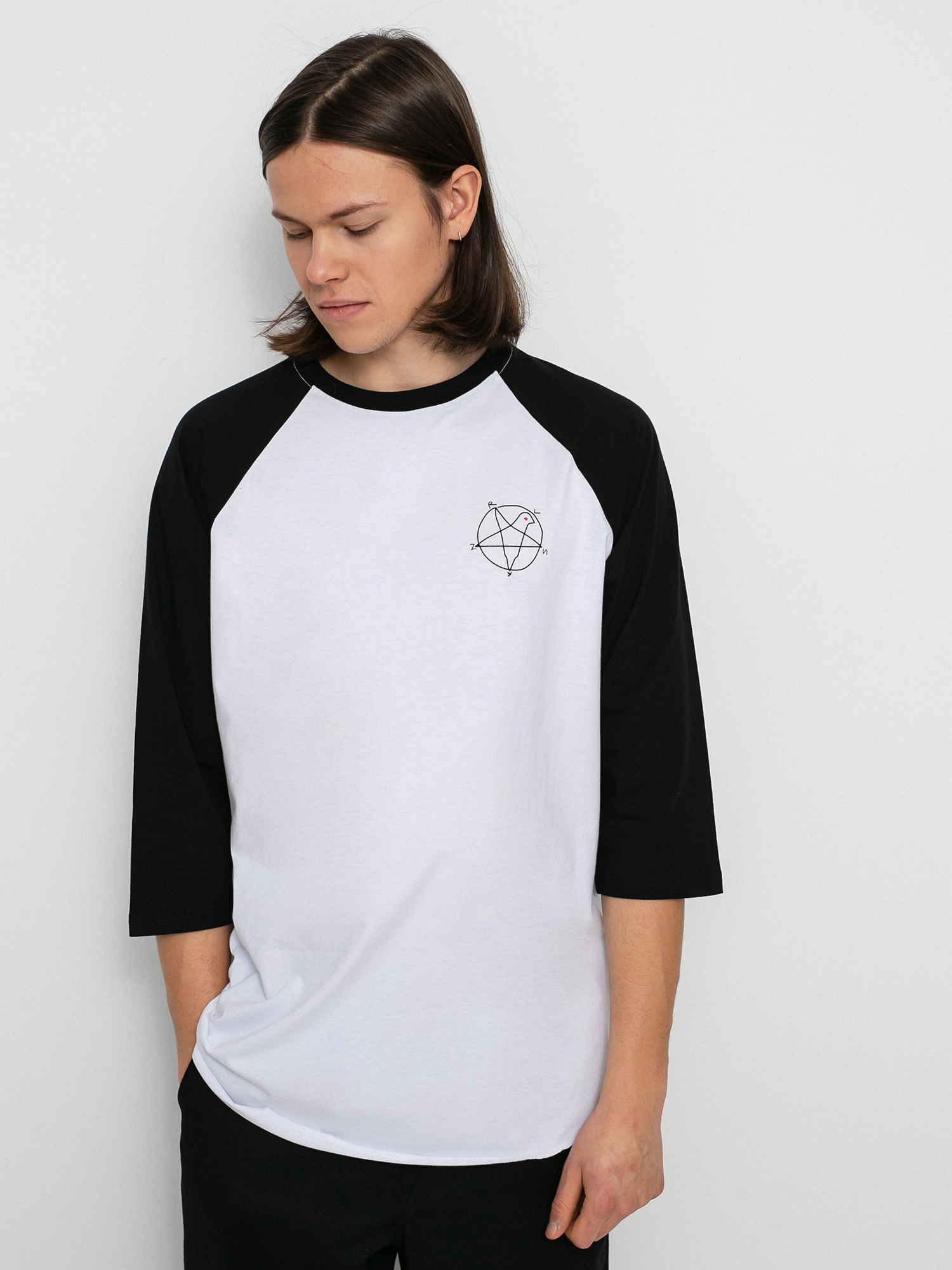 Longsleeve Nervous Superstar (black/white)
