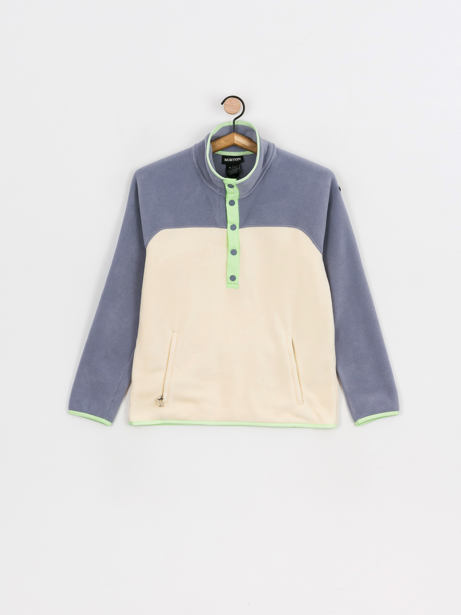 Bluza Burton Hearth Pullover Wmn (folkstone gray/creme brulee)