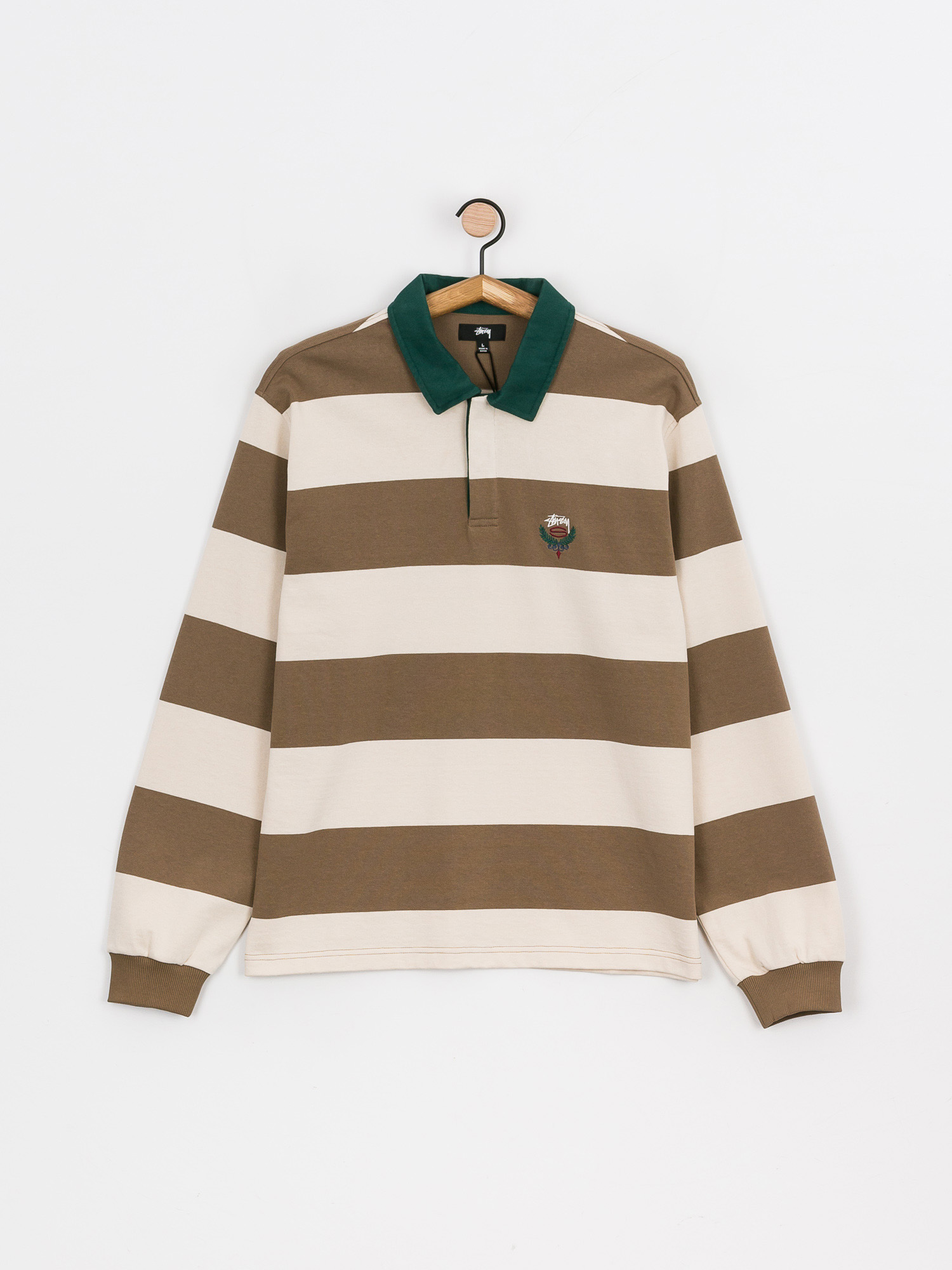 Polo Stussy Big Stripe Rugby (natural)