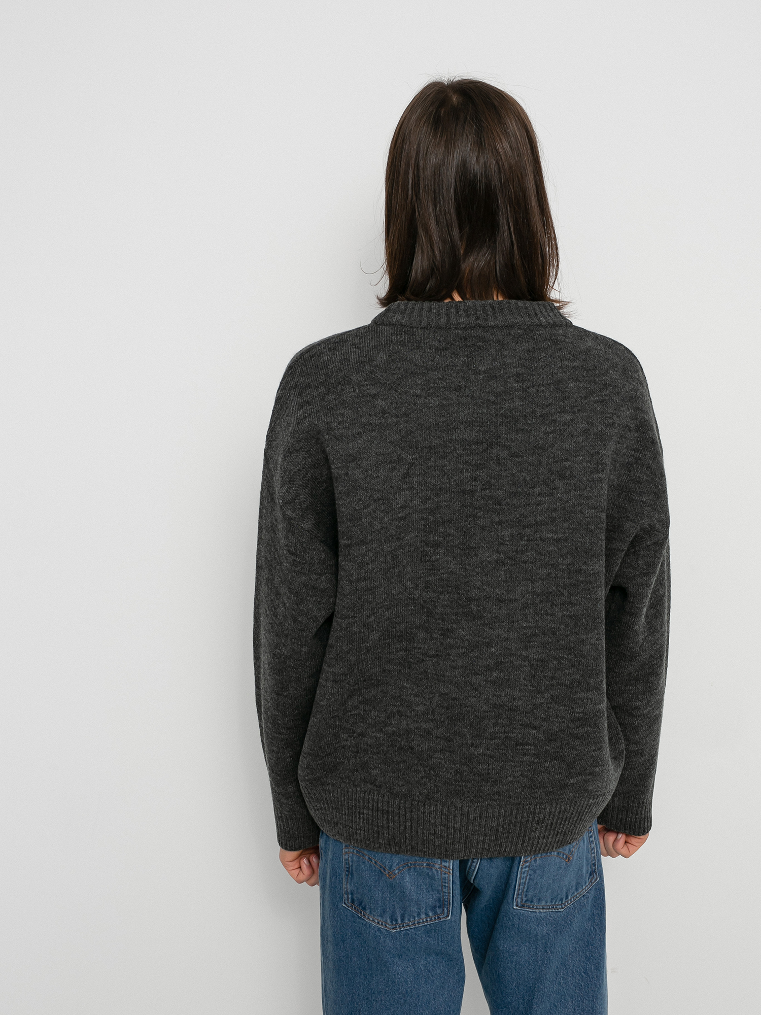 Sweter Polar Skate Earthquake Logo Knit (grey)