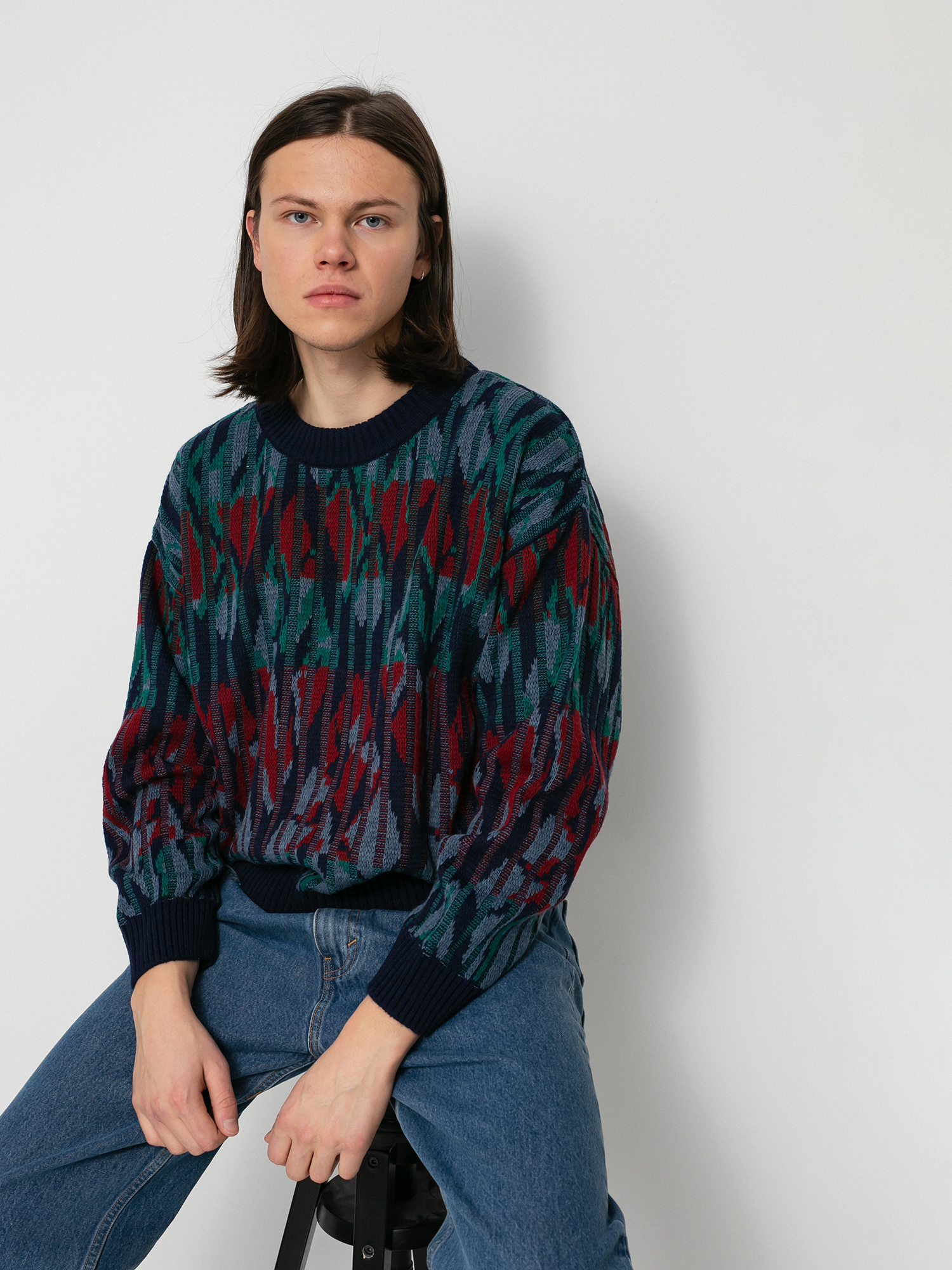 Sweter Polar Skate Paul Knit (rich navy)